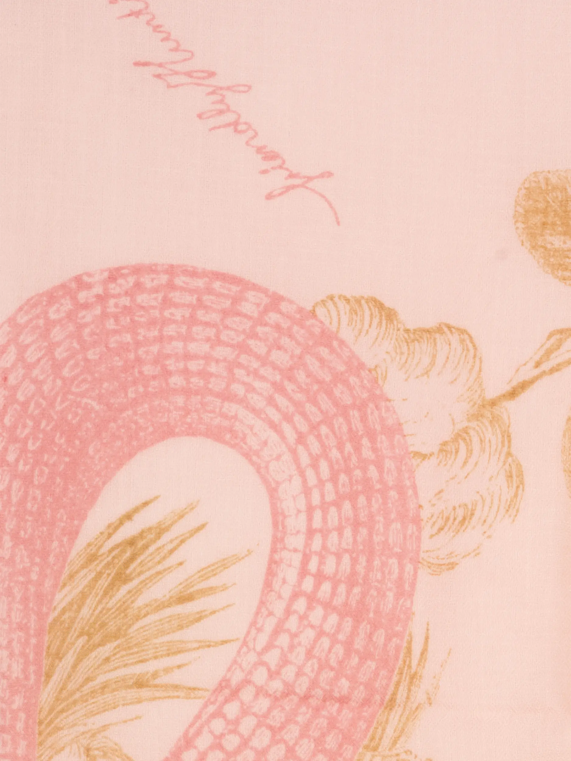 Tuch 'Garden Eden' aus Kaschmir - Artikel weitere Detailansicht 1 - Farbe: Rosa&Pink