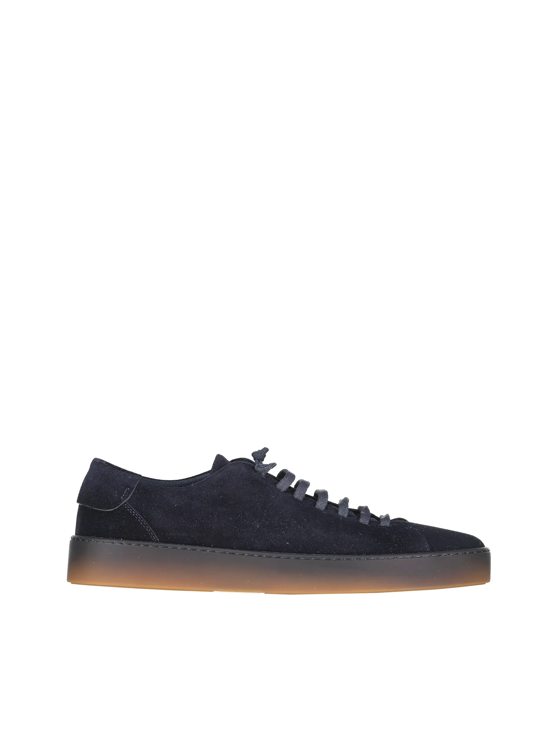 Sneaker aus Veloursleder - Artikel Vorderseite - Farbe: Blau