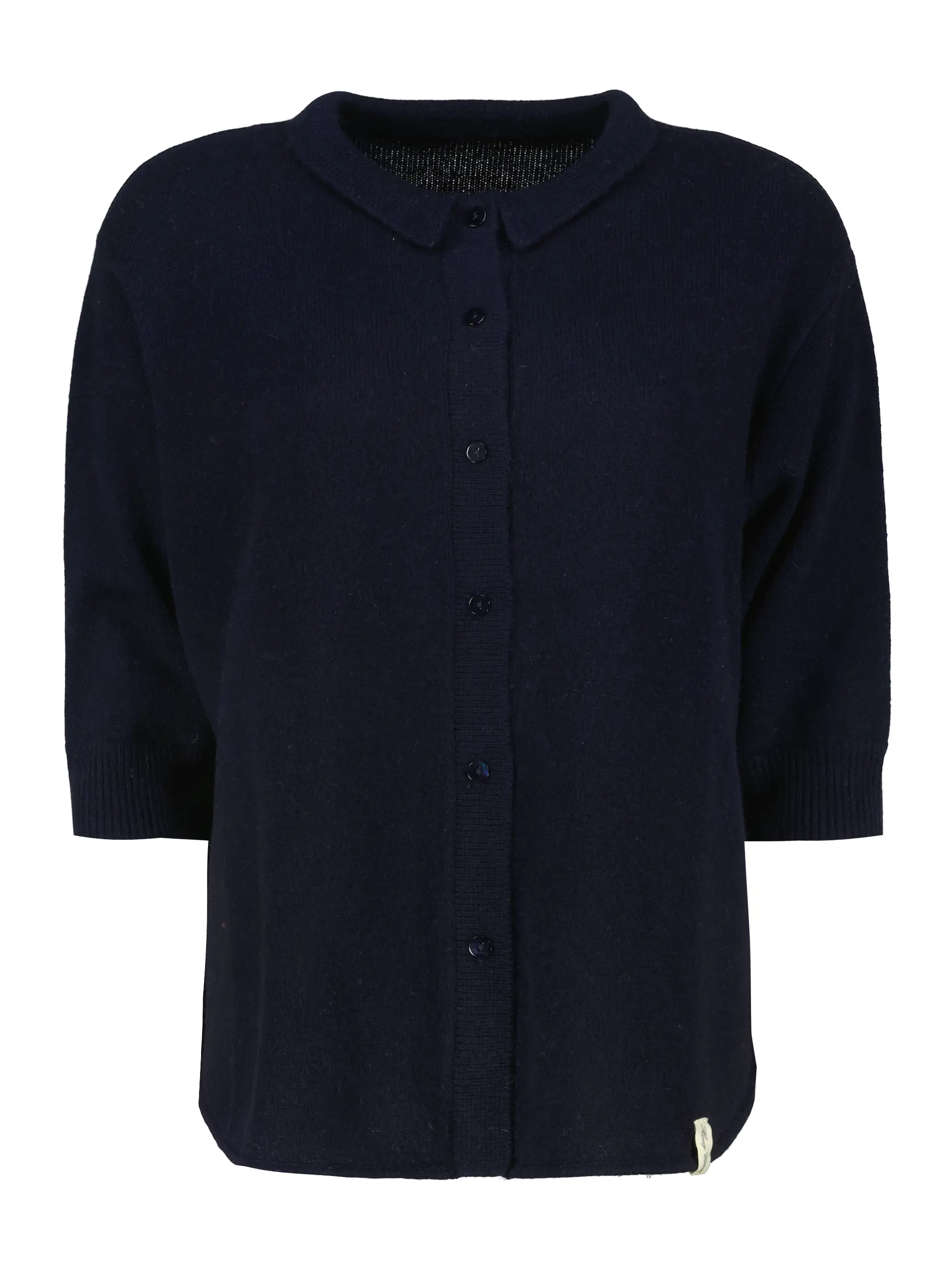 Strickjacke aus Kaschmir Mix - Artikel Vorderseite - Farbe: Blau