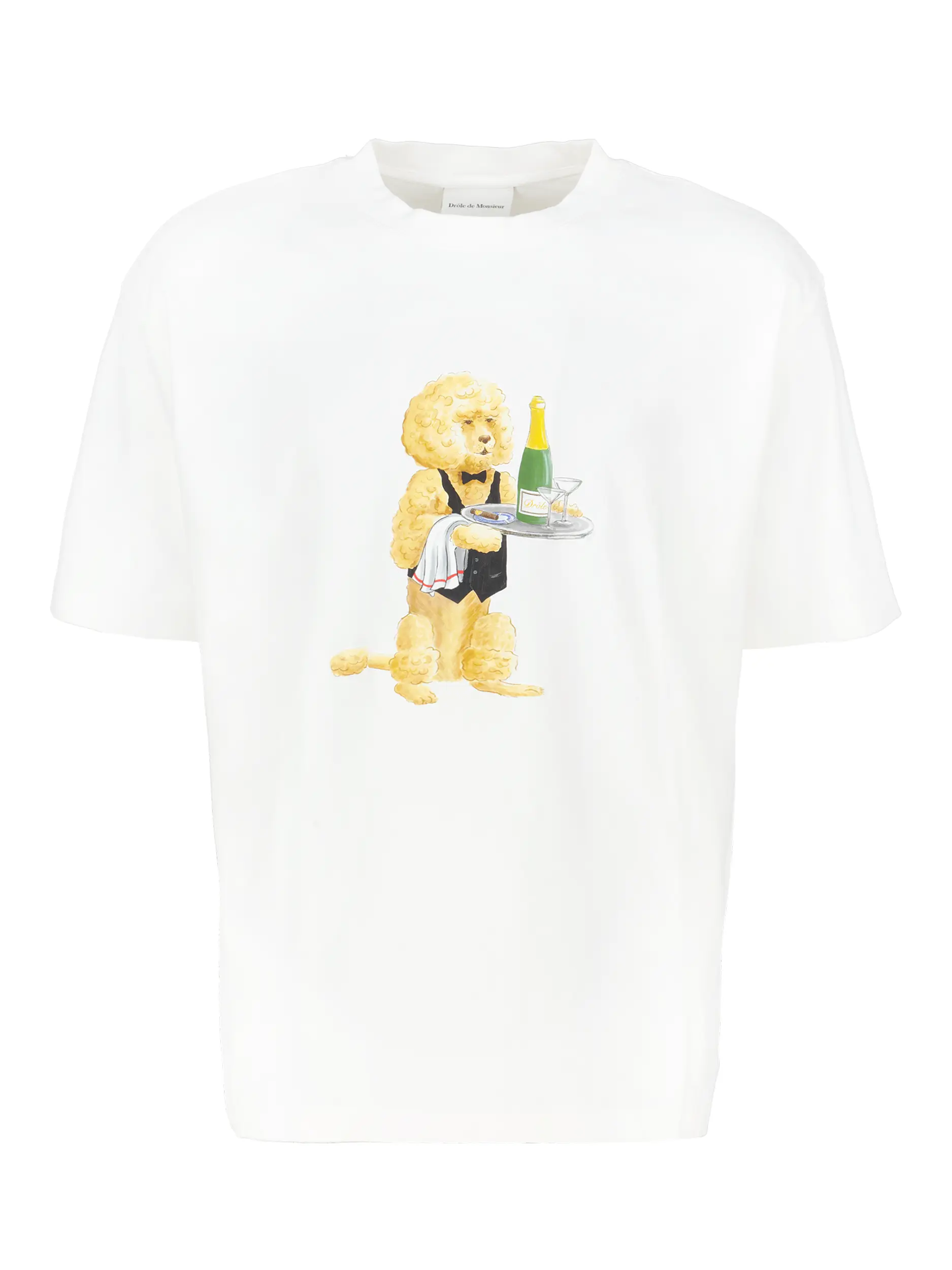 T-Shirt 'Poodle' - Artikel Vorderseite - Farbe: Beige