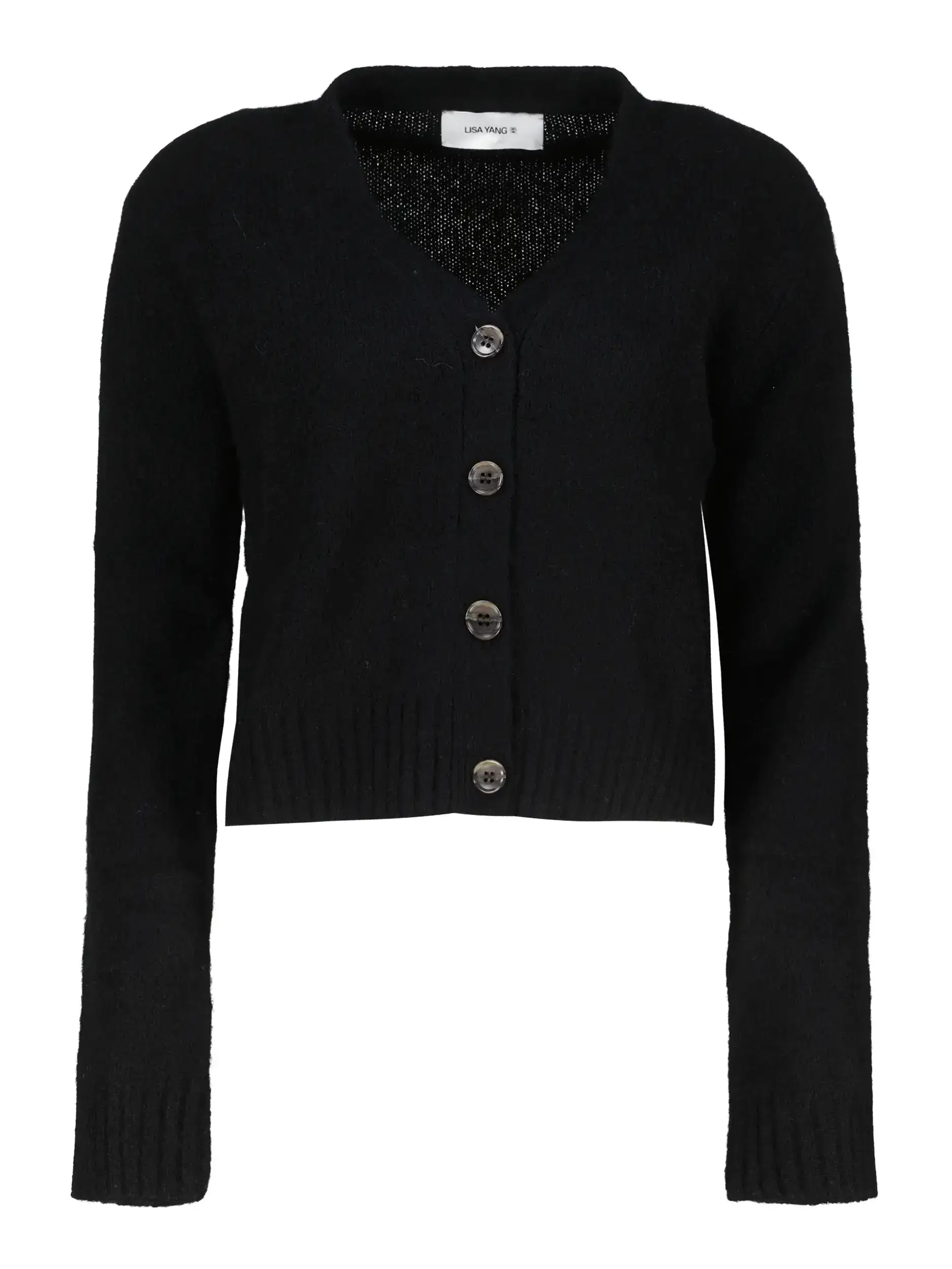 Strickjacke - Artikel Vorderseite - Farbe: Schwarz