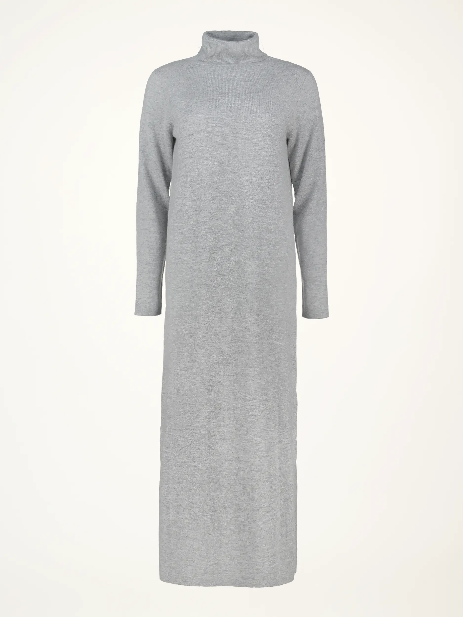 Maxi Strickkleid aus Woll-Mix  - Artikelansicht - Farbe: Grau