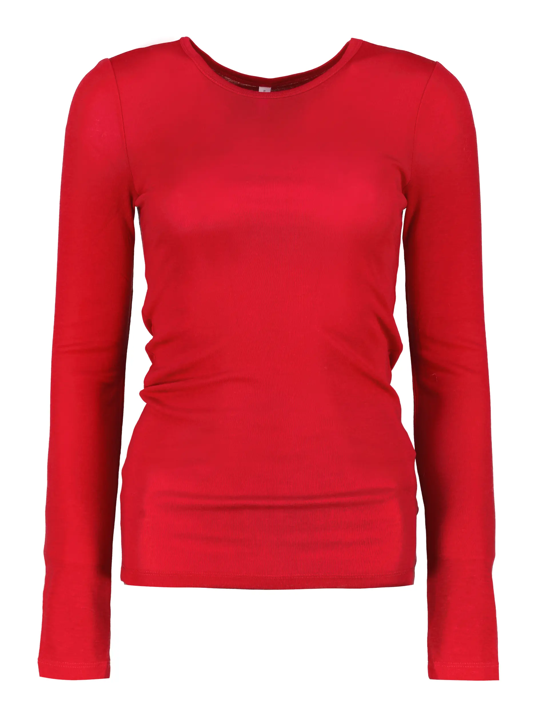Langarmshirt 'Sadou' aus Woll-Mix - Artikel Vorderseite - Farbe: Rot