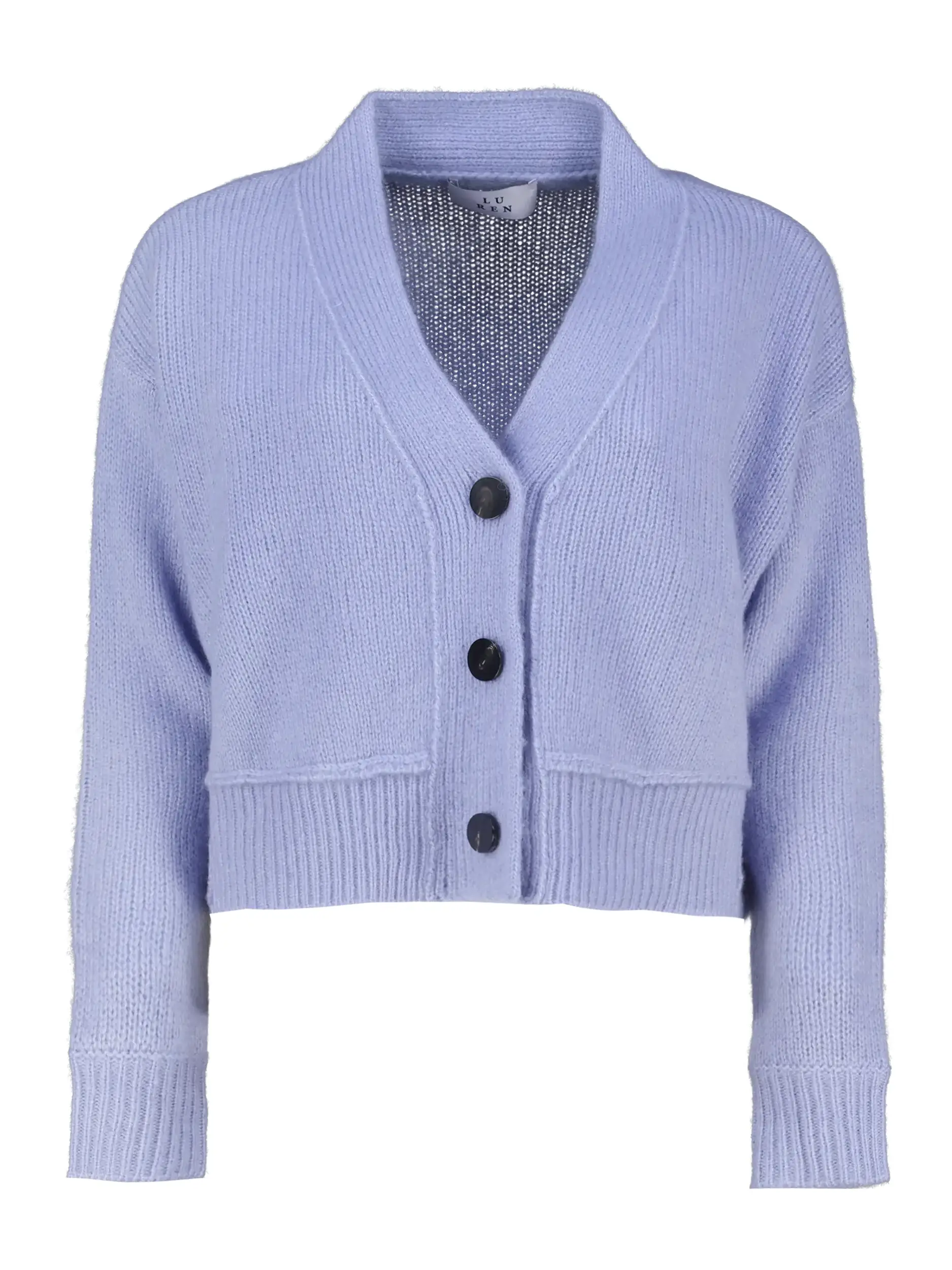 Strickjacke 'Riely' aus Kaschmir - Artikel Vorderseite - Farbe: Blau