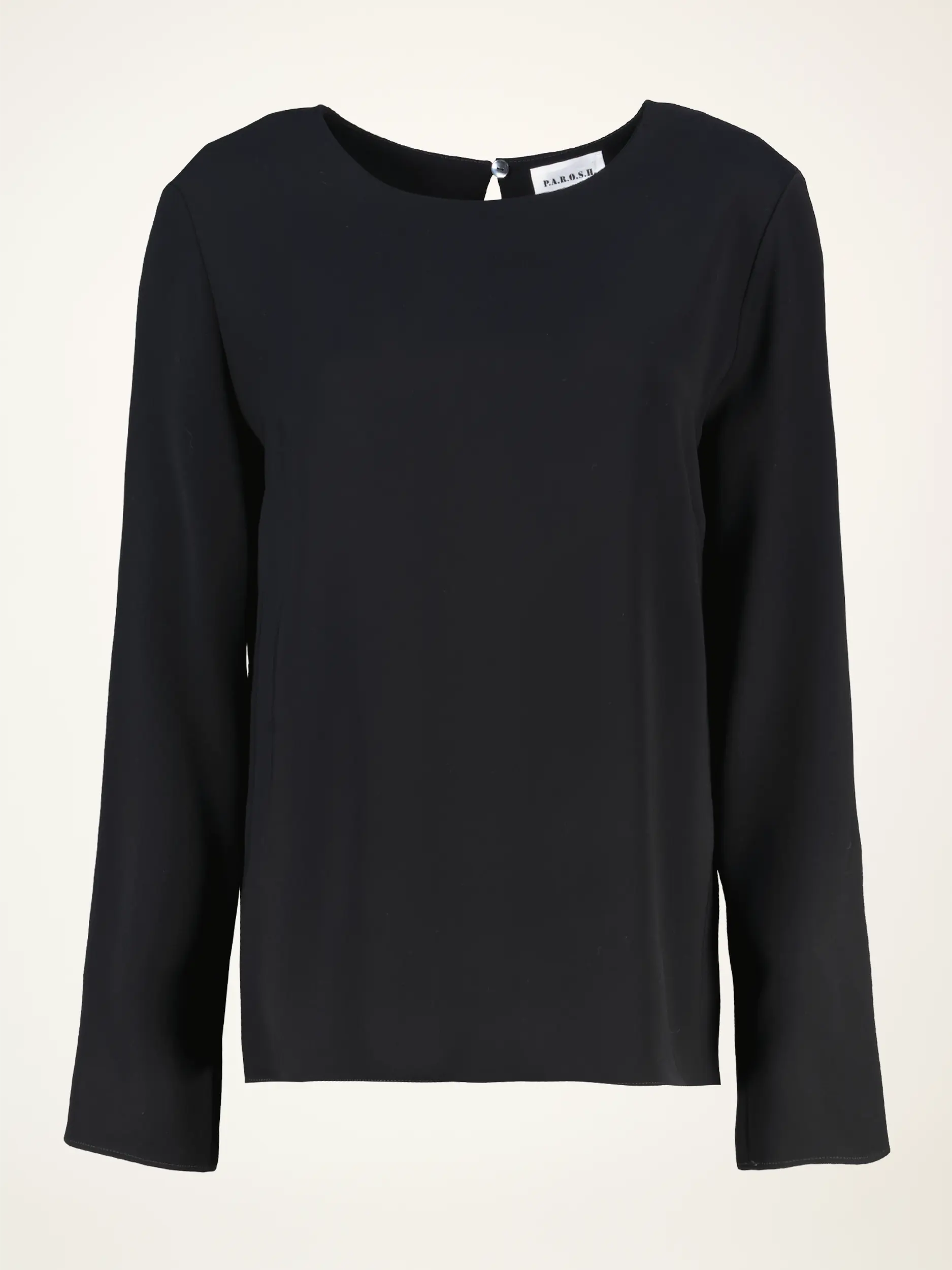 Bluse langarm - Artikelansicht - Farbe: Schwarz Bluse langarm - Artikelansicht - Farbe: Schwarz