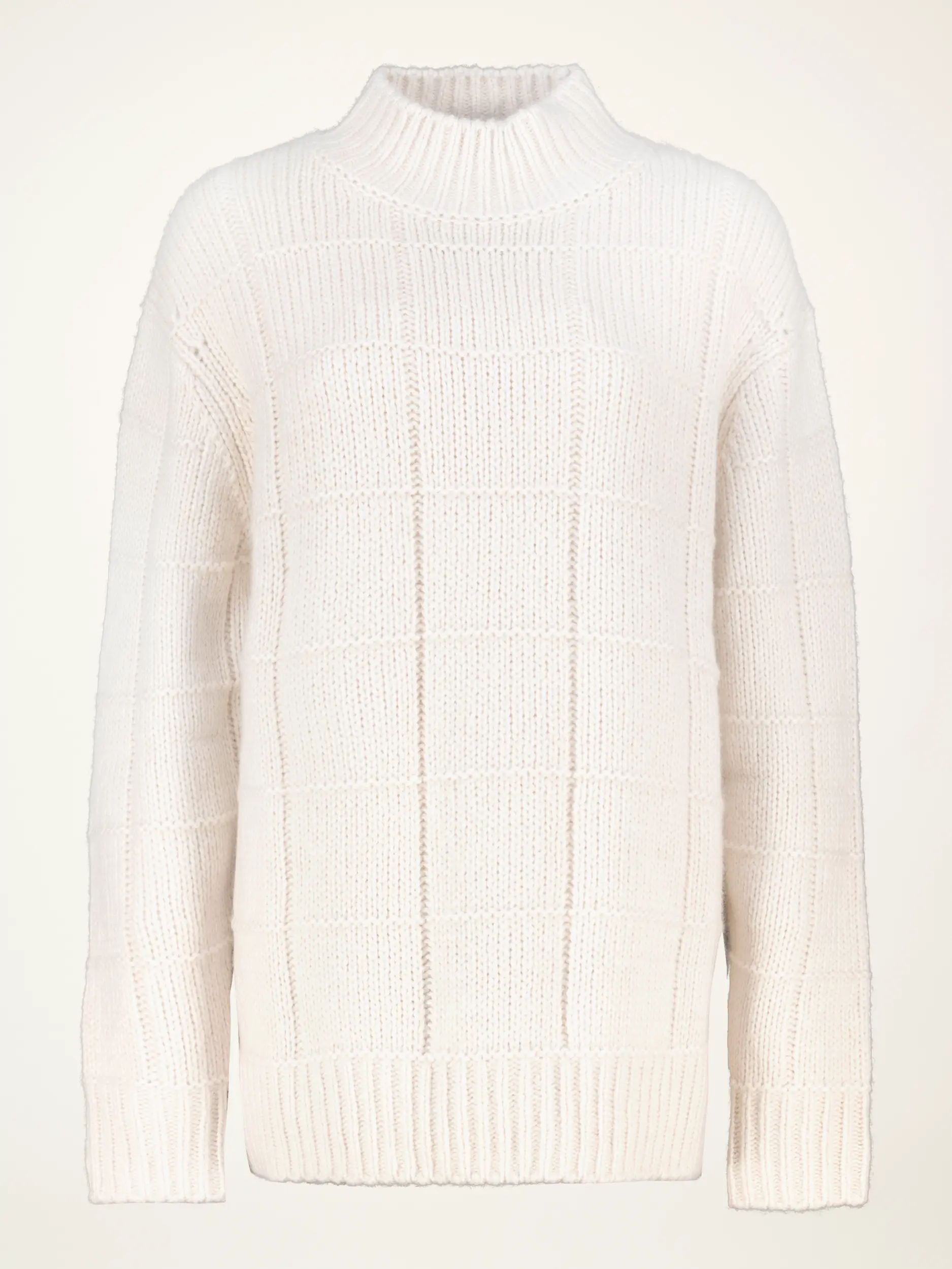 Pullover aus Kaschmir langarm - Artikelansicht - Farbe: Beige