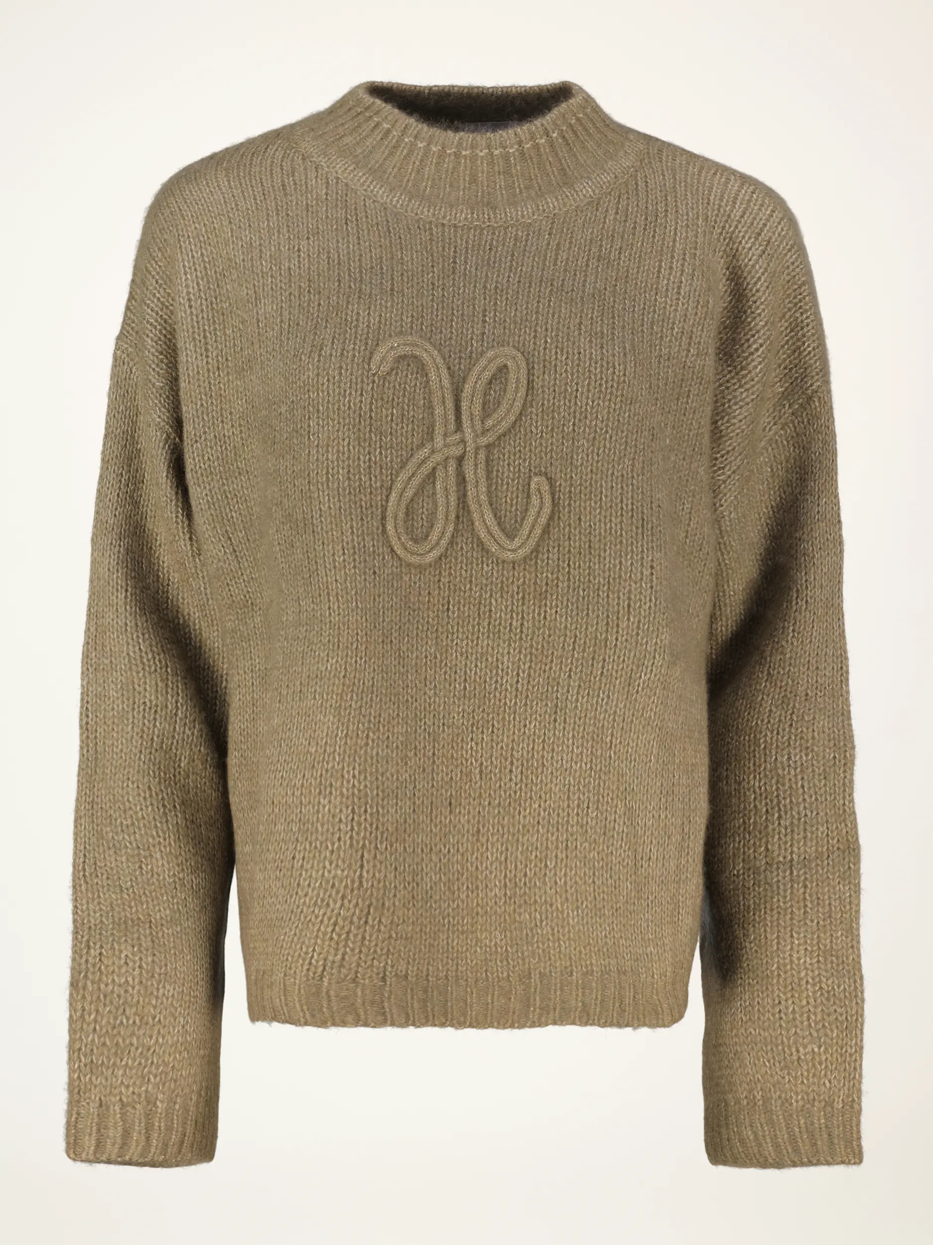 Pullover aus Kaschmir langarm - Artikelansicht - Farbe: Grün