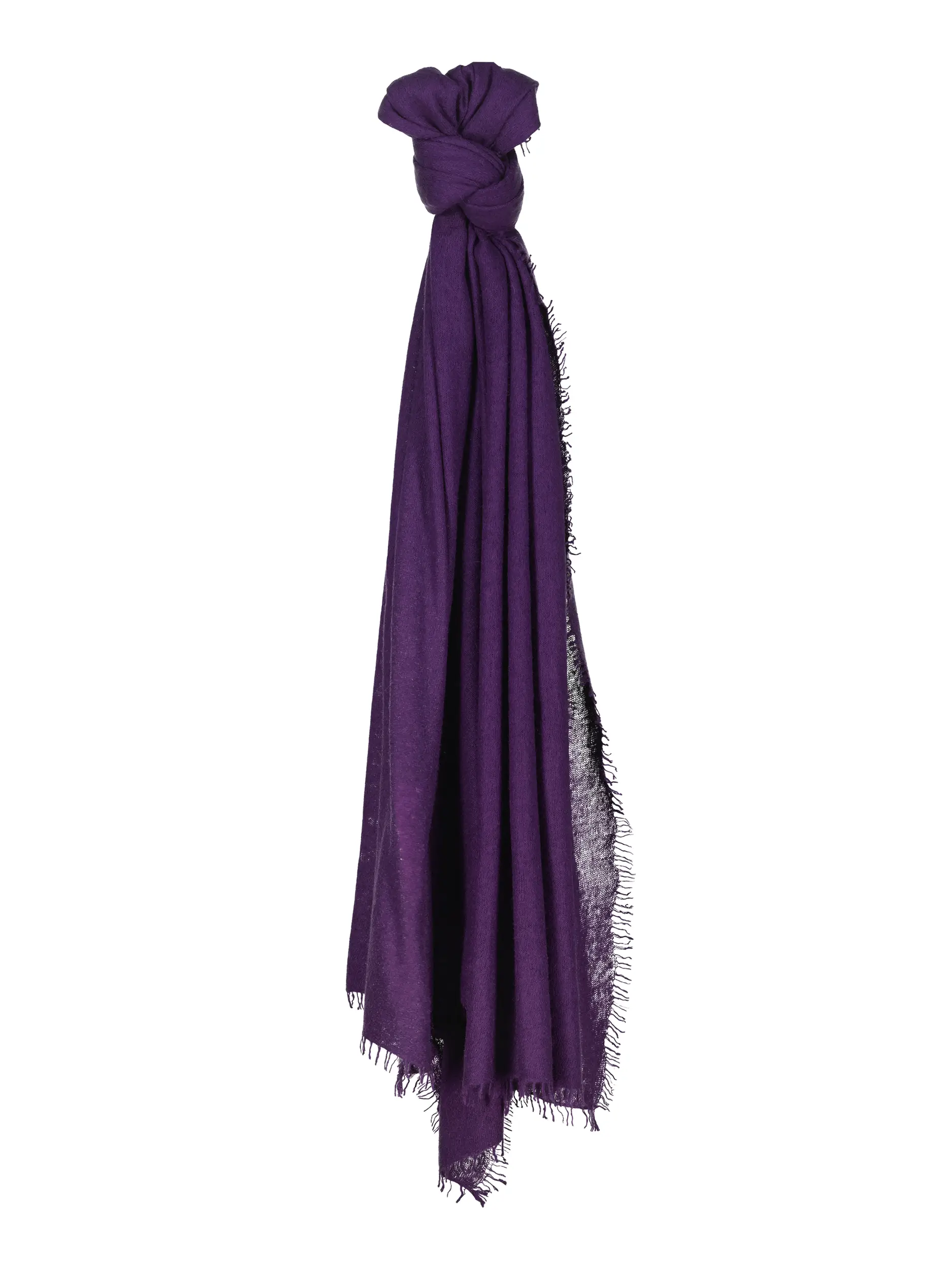 Schal aus Kaschmir - Artikel Vorderseite - Farbe: Violett