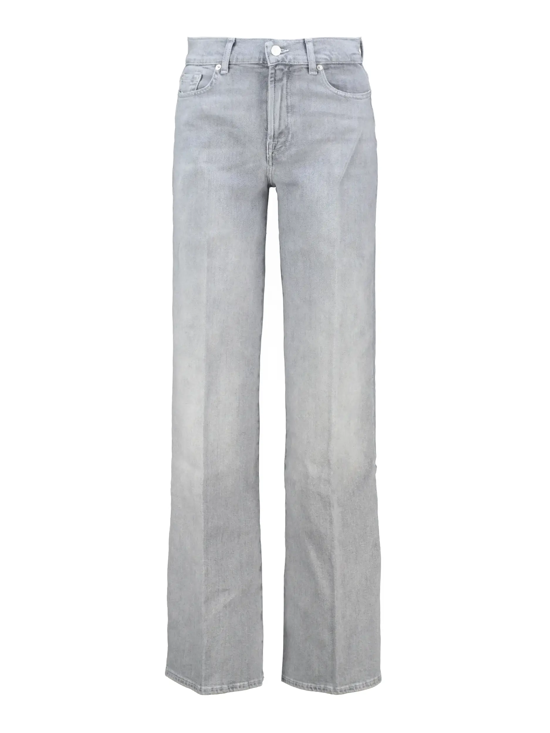 Mid Rise Flared Leg Jeans 'Lotta' - Artikel Vorderseite - Farbe: Grau