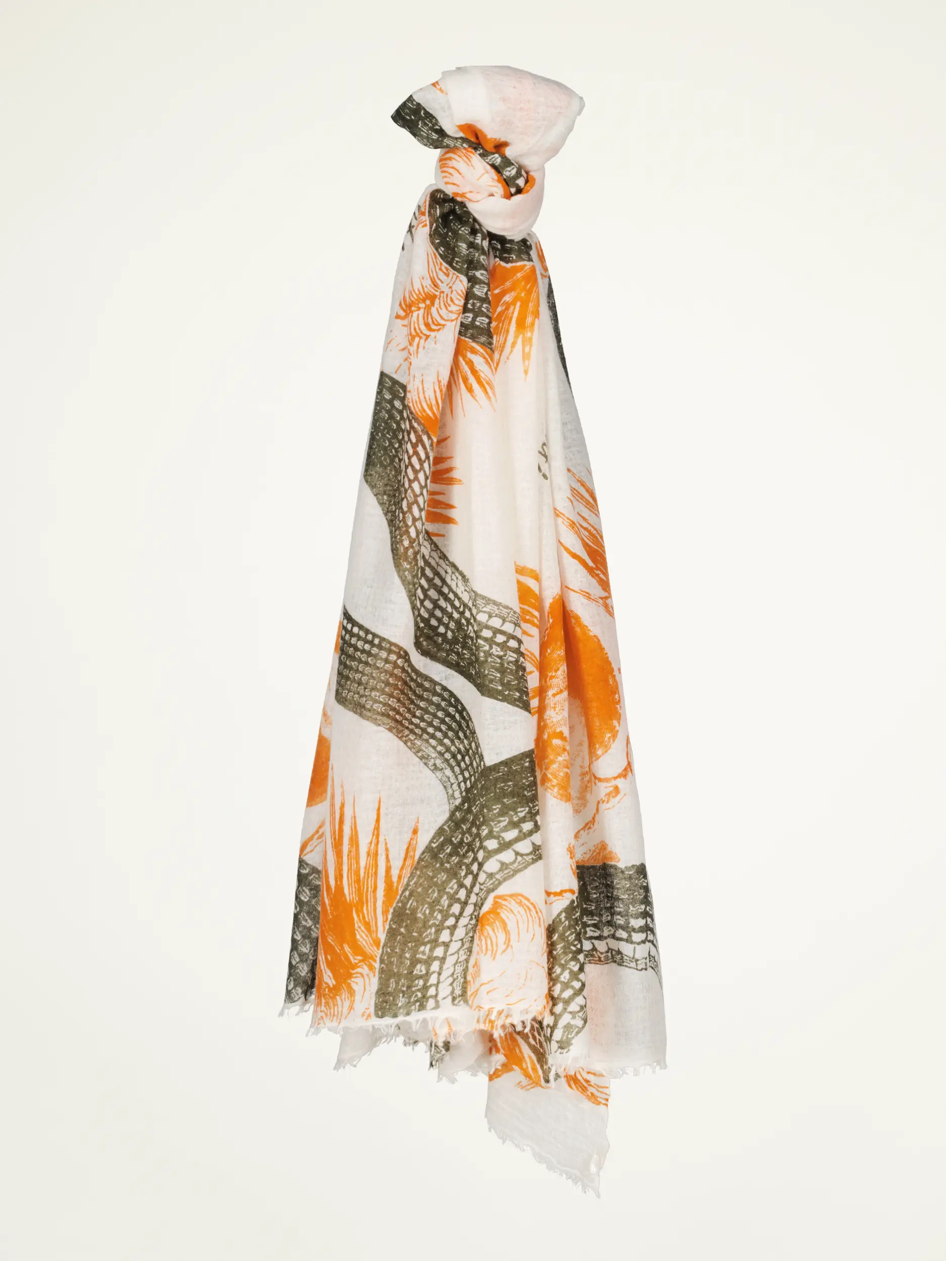 Kaschmirschal 'Garden Eden' - Artikelansicht - Farbe: Grün