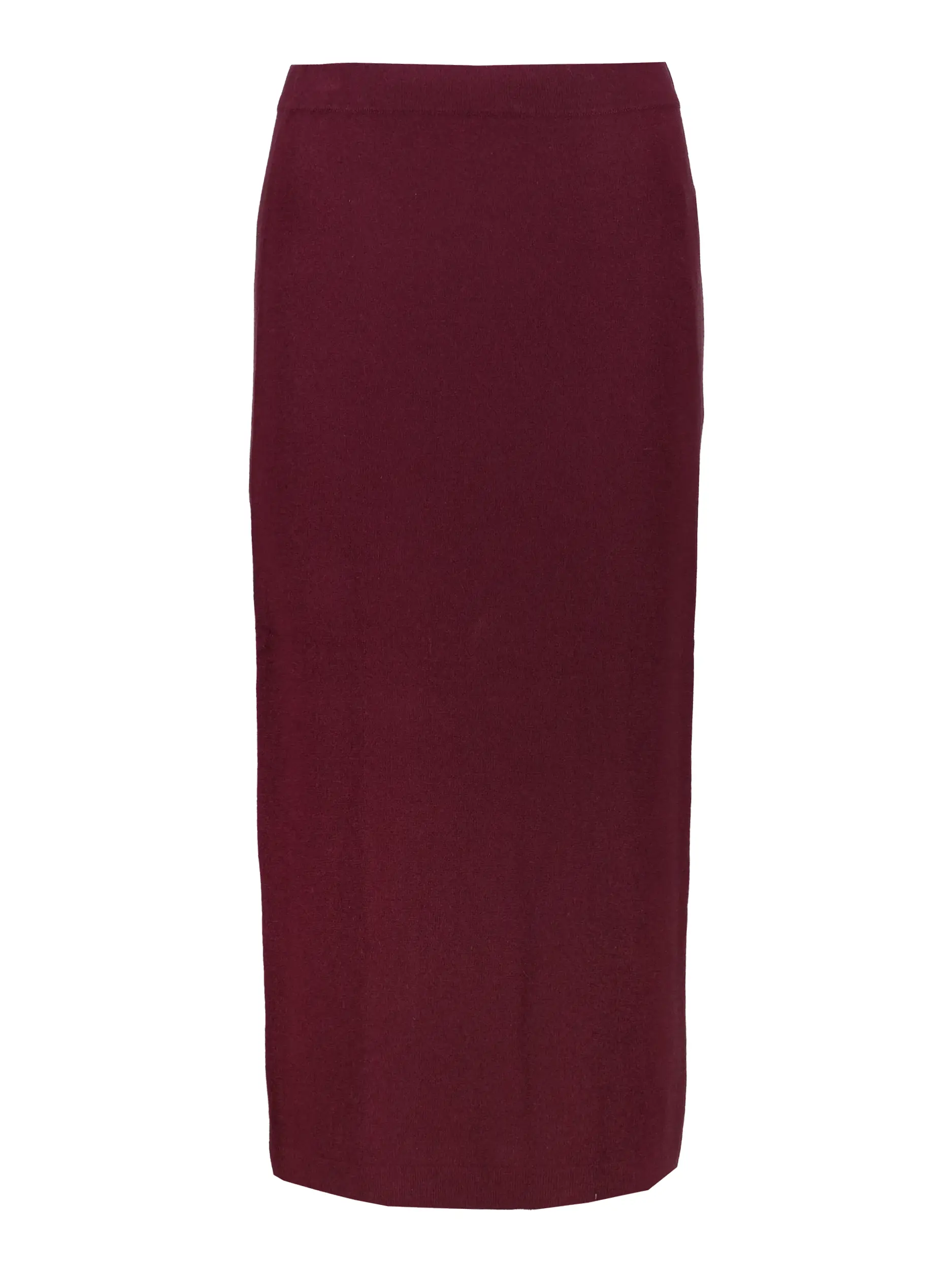 Midi Wollrock - Artikel Vorderseite - Farbe: Rot