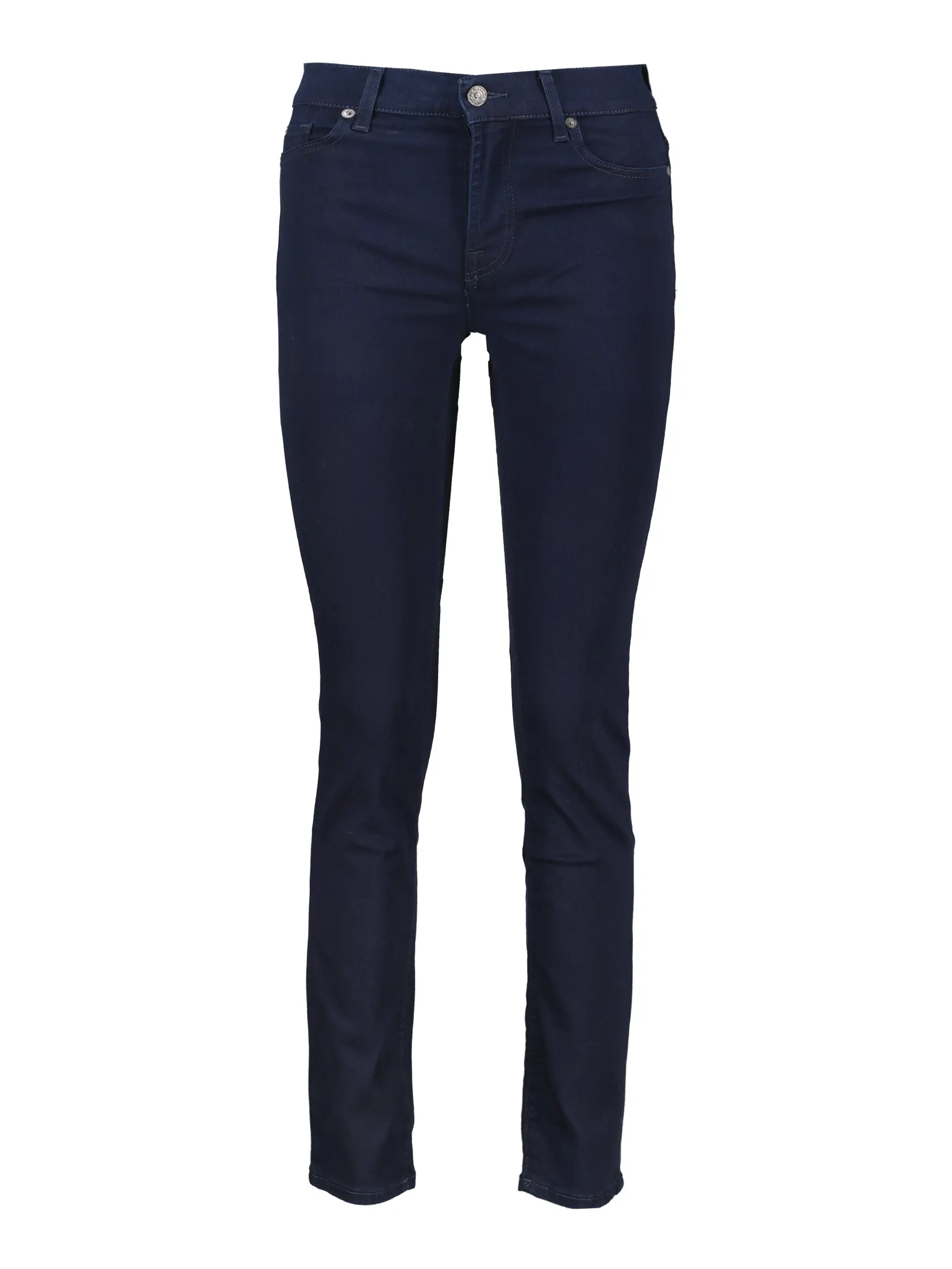 Mid Rise Slim Fit Jeans 'Roxanne' - Artikel Vorderseite - Farbe: Blau