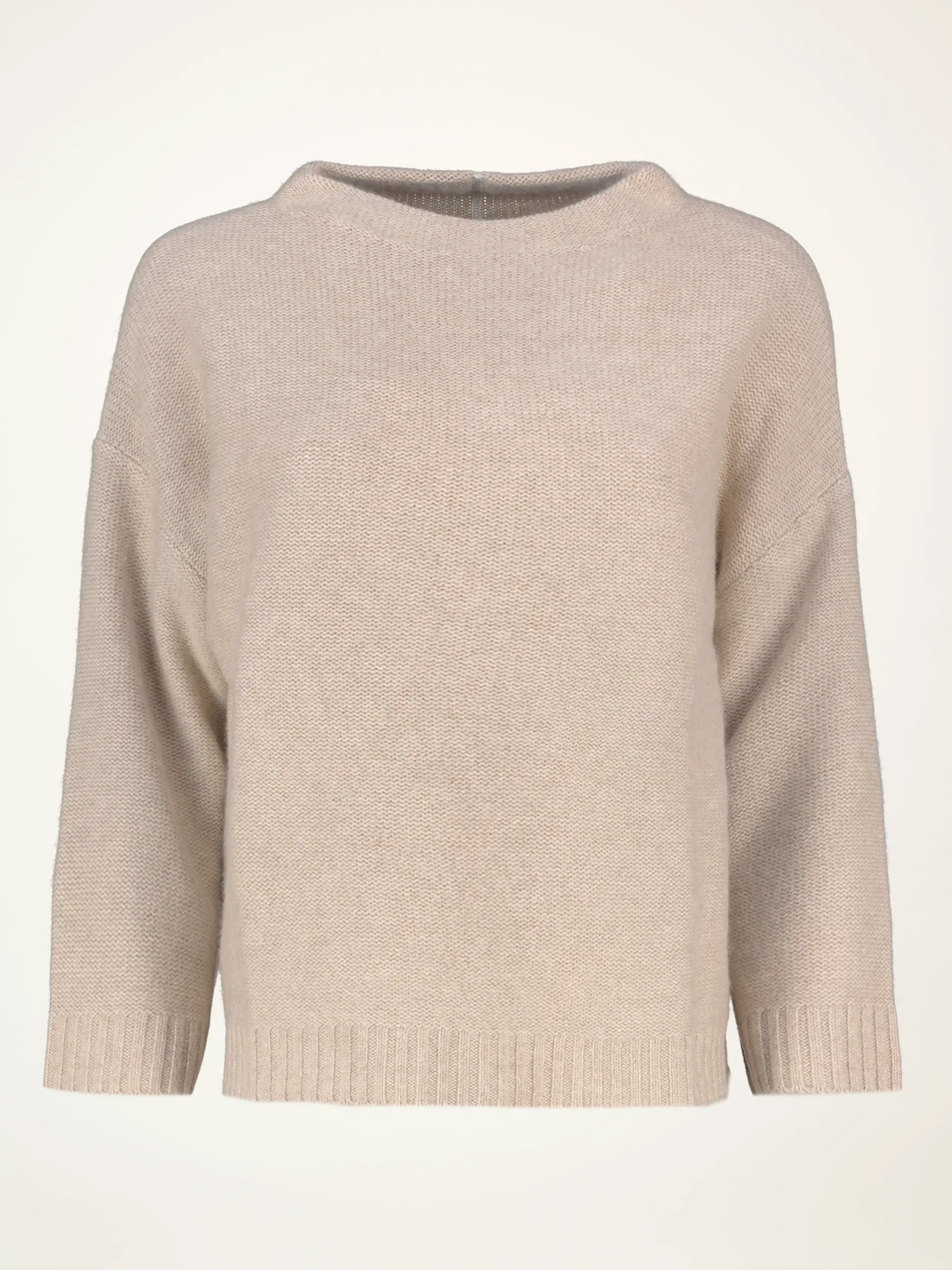 Pullover aus Kaschmir langarm - Artikelansicht - Farbe: Beige Pullover aus Kaschmir langarm - Artikelansicht - Farbe: Beige