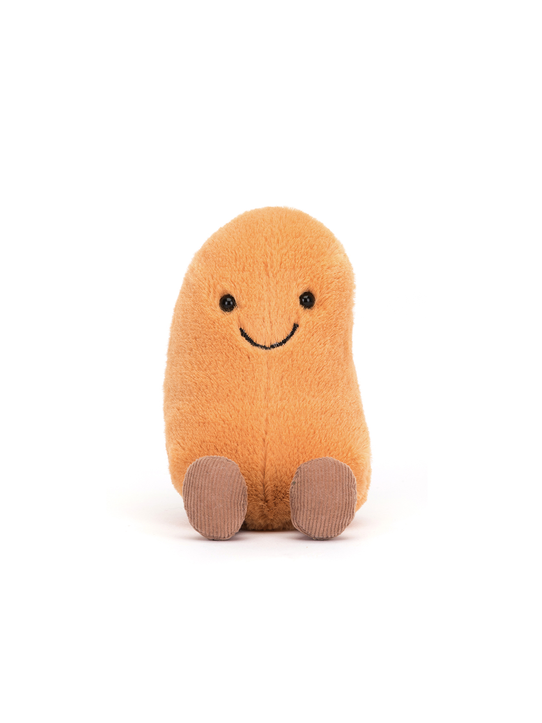 Jellycat-Stofftier 'Amuseables Bean' - Artikel Vorderseite - Farbe: Braun
