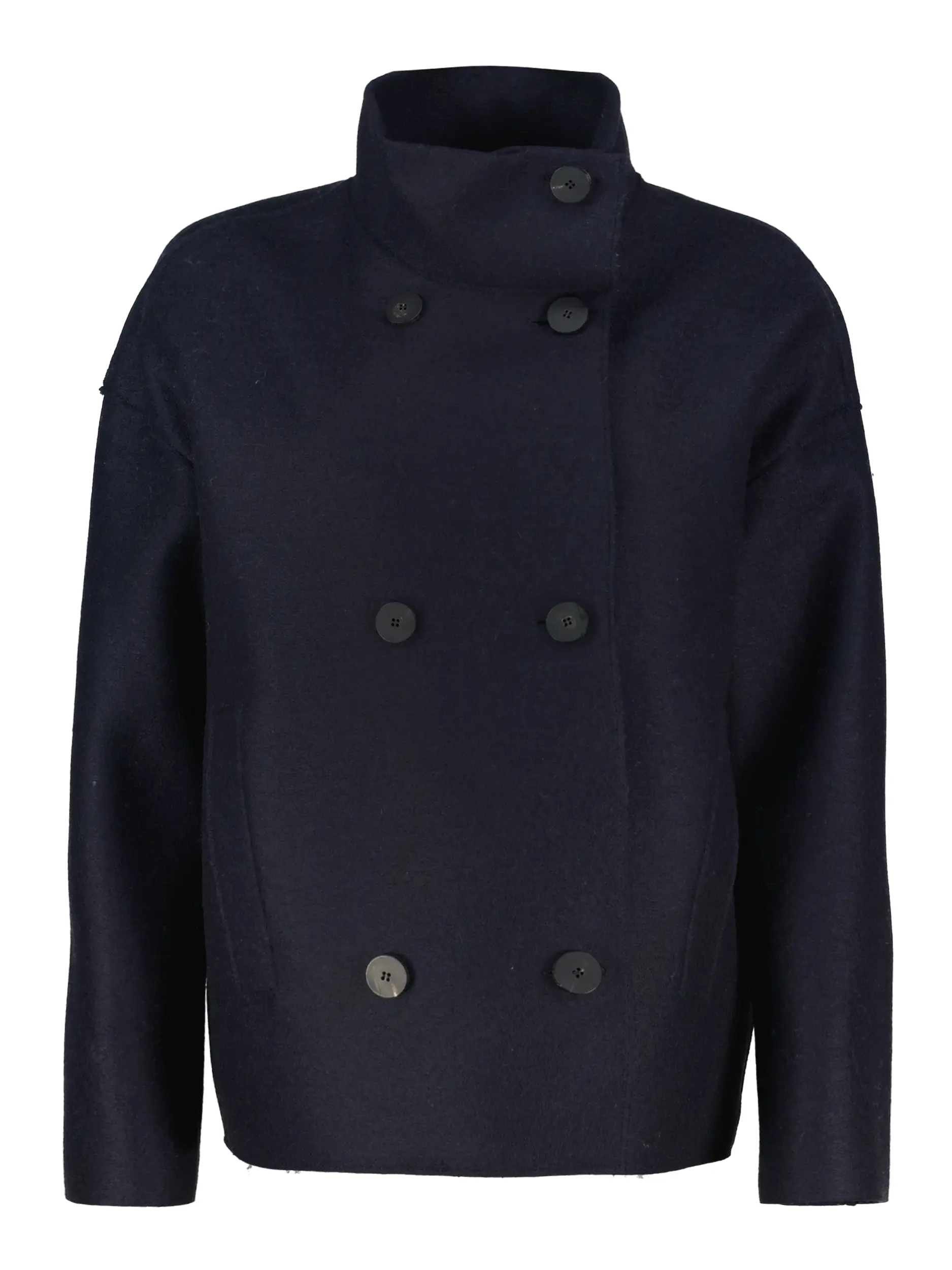 Cabanjacke aus Wolle - Artikel Vorderseite - Farbe: Blau