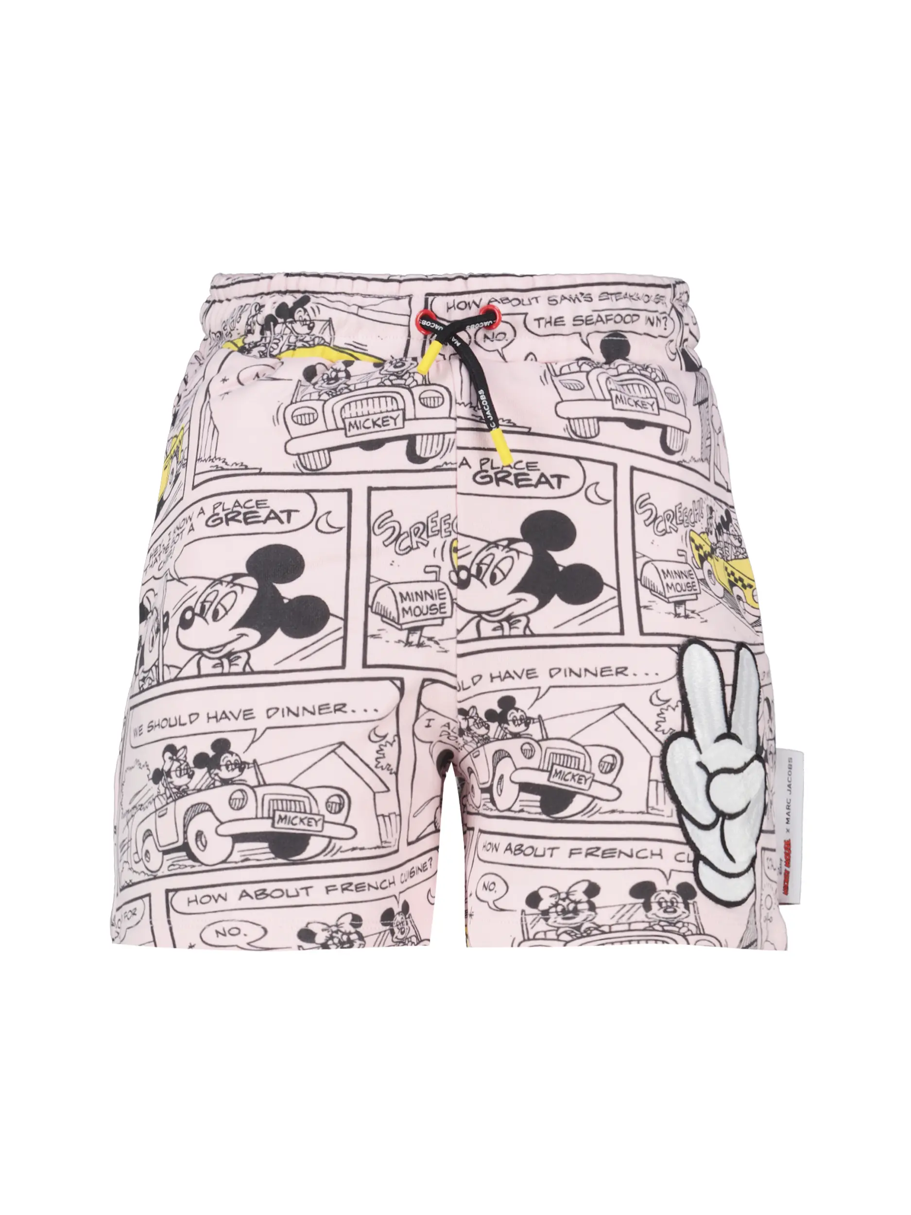 Mädchen Sweatshorts - Artikel Vorderseite - Farbe: Rosa&Pink