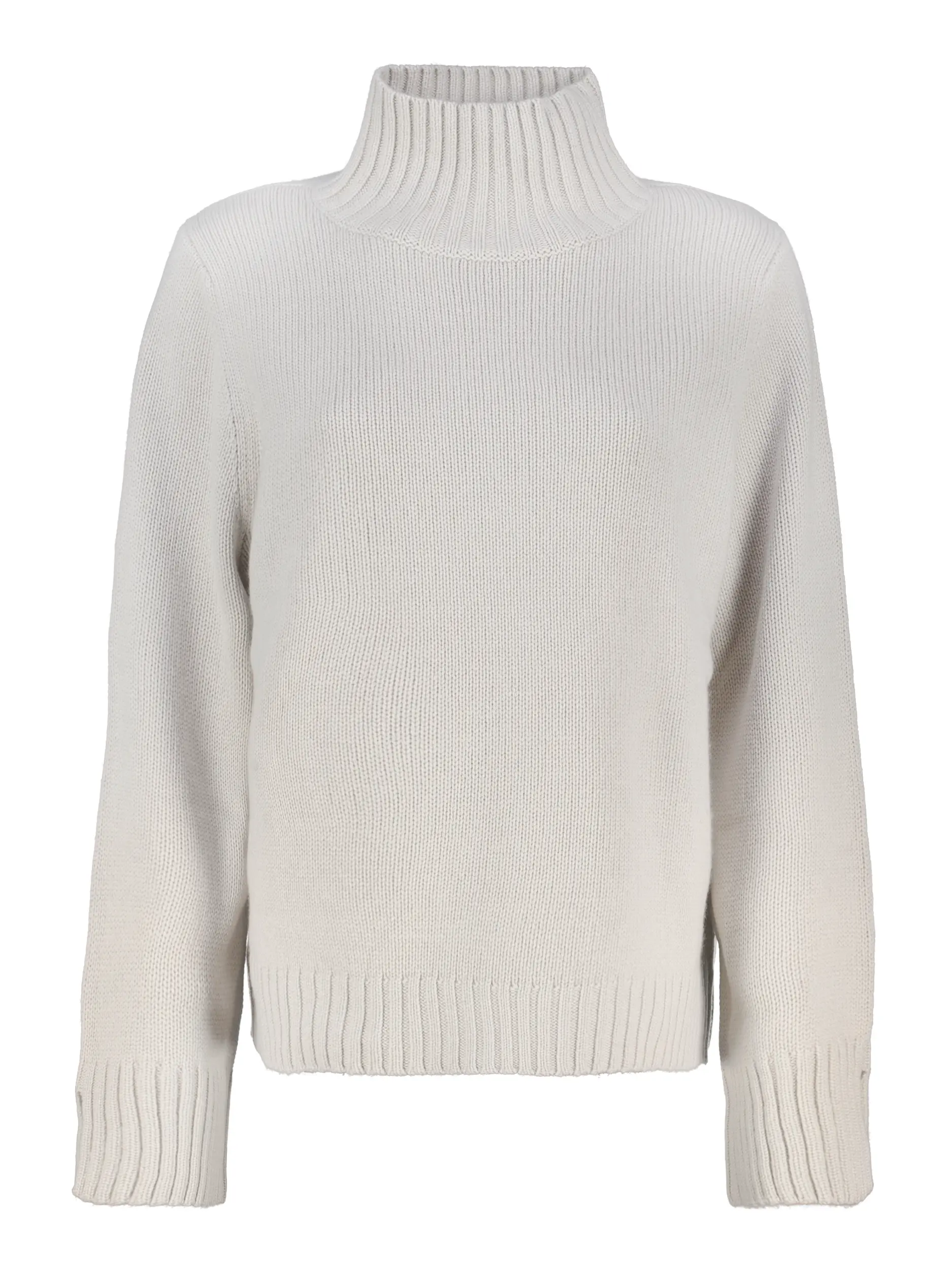 Pullover aus Kaschmir langarm - Artikel Vorderseite - Farbe: Grau