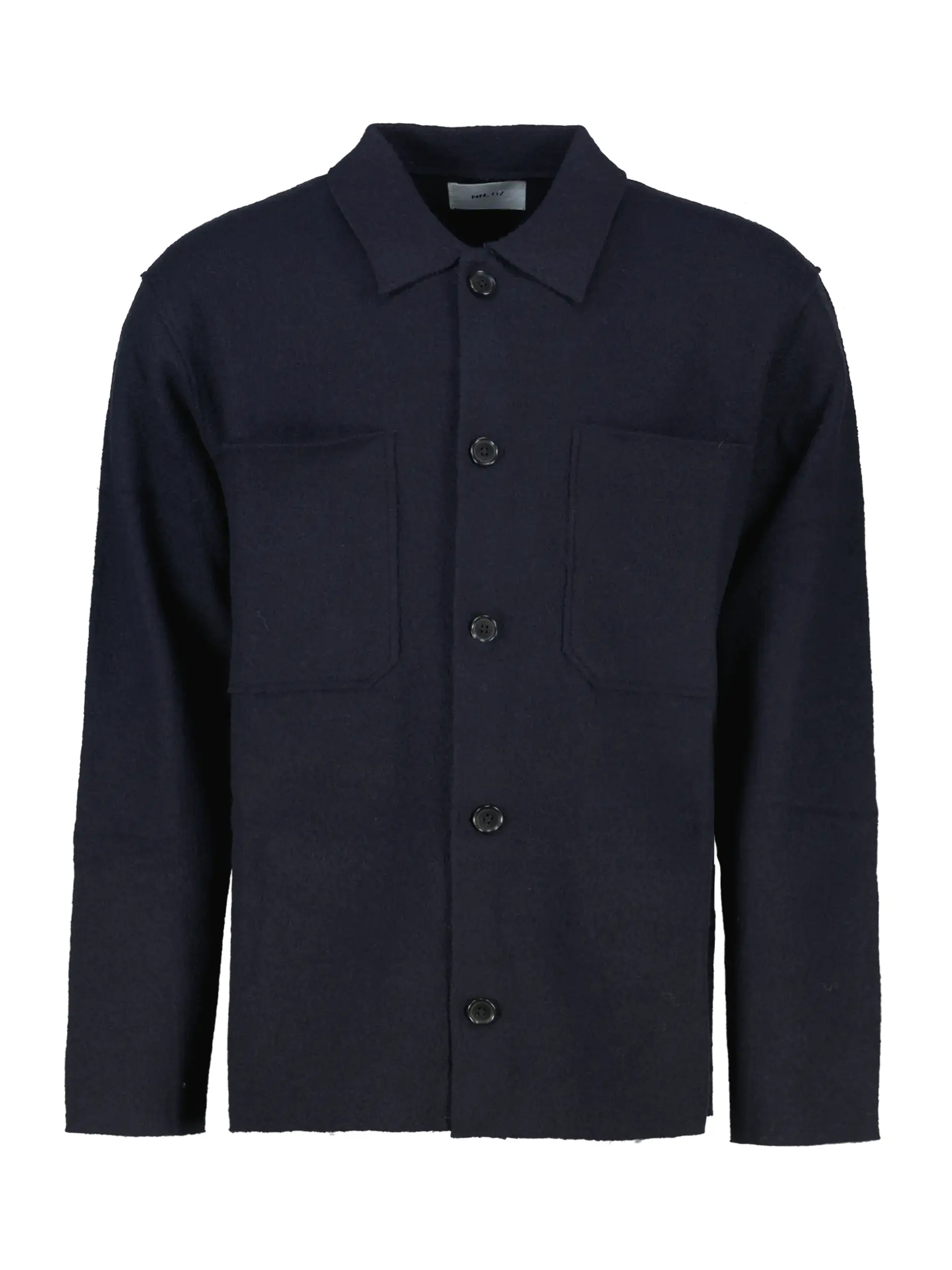 Overshirt 'Jonas' aus Wolle - Artikel Vorderseite - Farbe: Blau