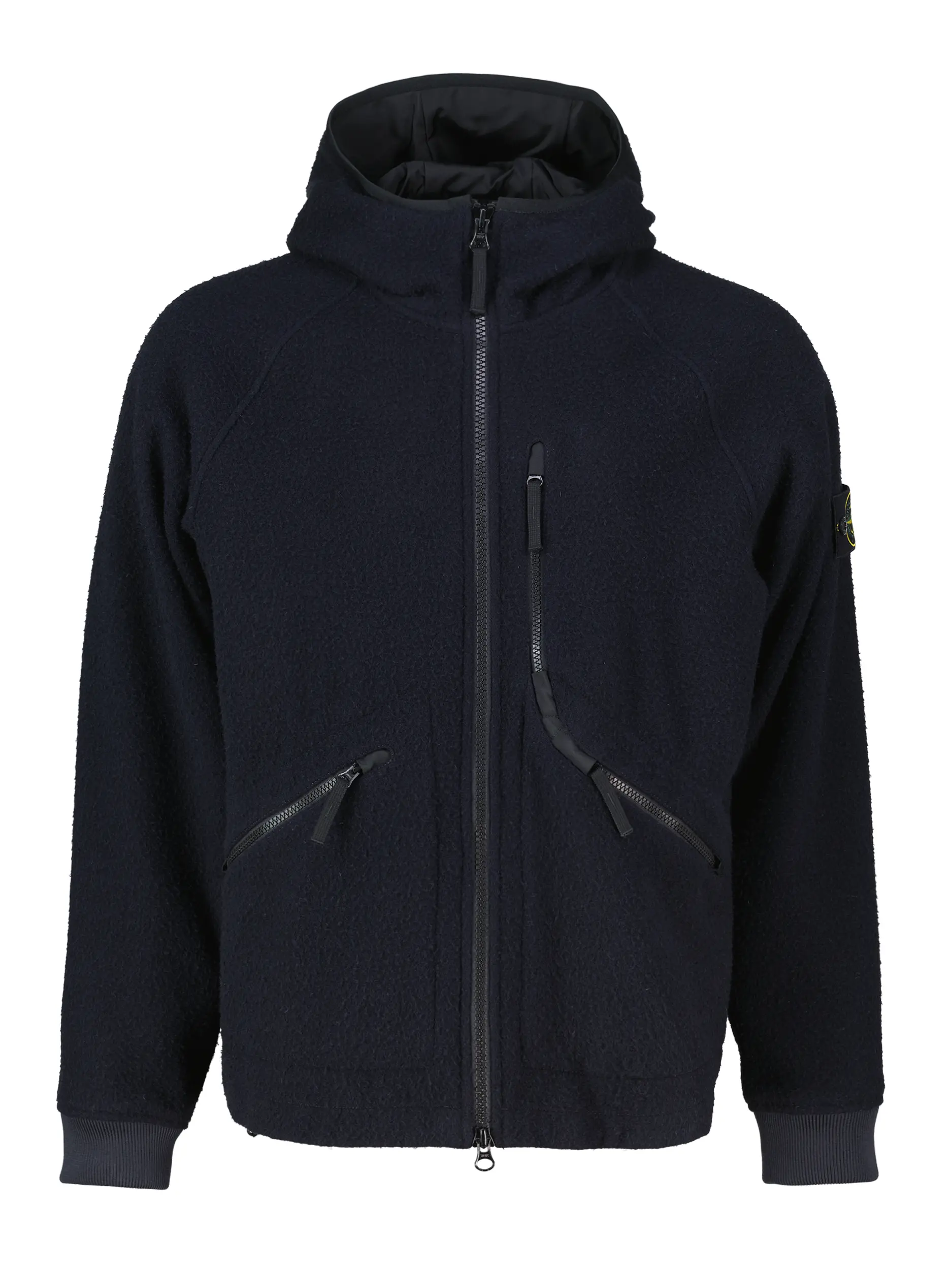 Jacke aus Schurwoll-Mix - Artikel Vorderseite - Farbe: Blau
