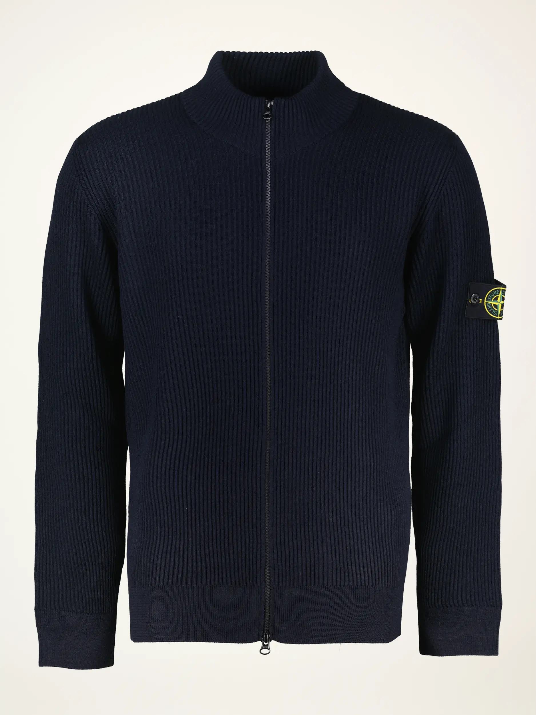 Strickjacke aus Schurwolle langarm - Artikelansicht