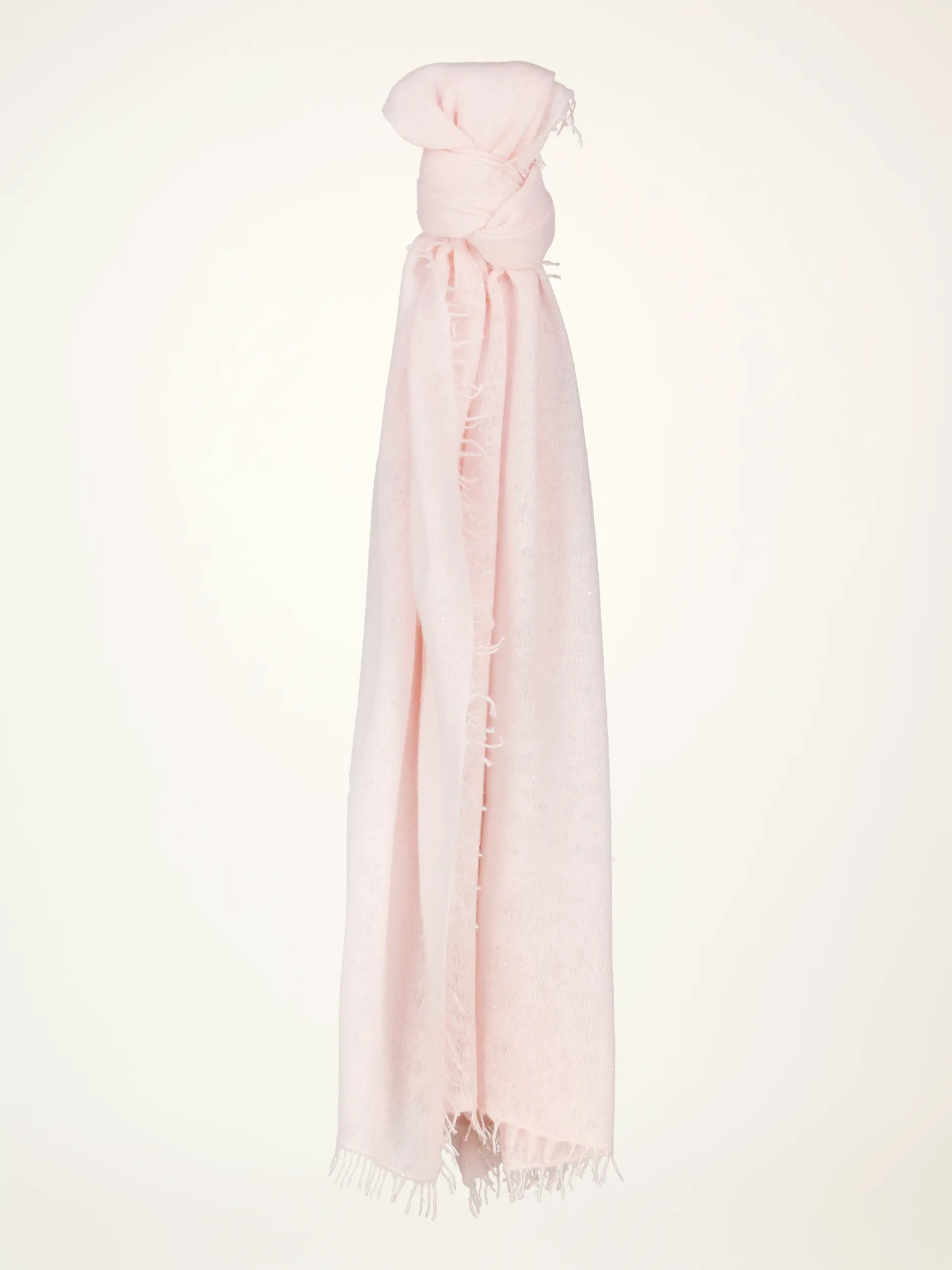 Schal mit Glitzerpailetten aus Kaschmir-Mix - Artikelansicht - Farbe: Rosa&Pink