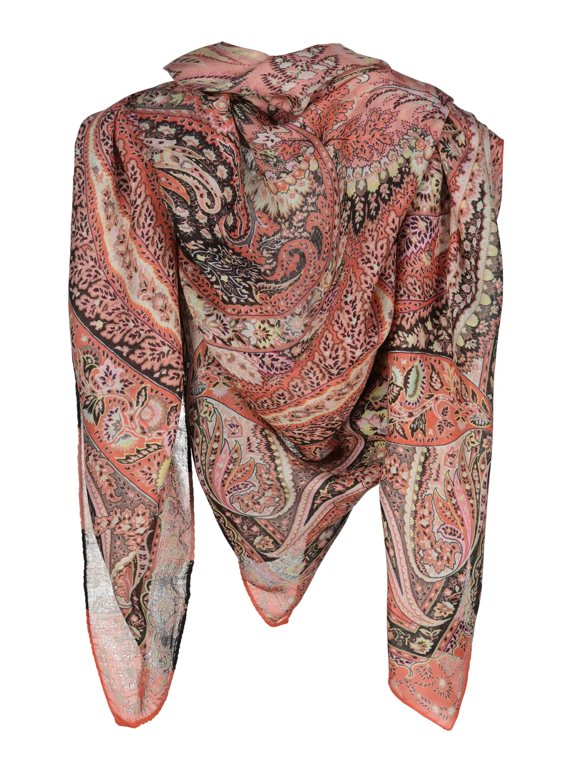 Gemustertes Tuch  - Artikel Vorderseite - Farbe: Rosa&Pink