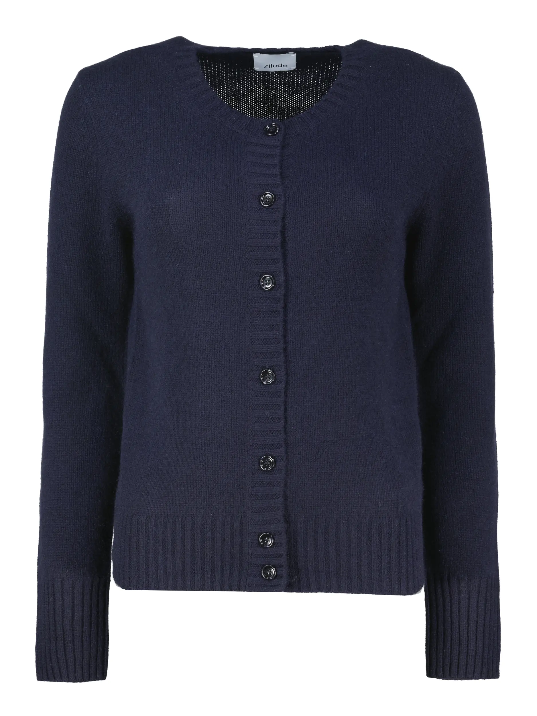 Strickjacke aus Kaschmir - Artikel Vorderseite - Farbe: Blau