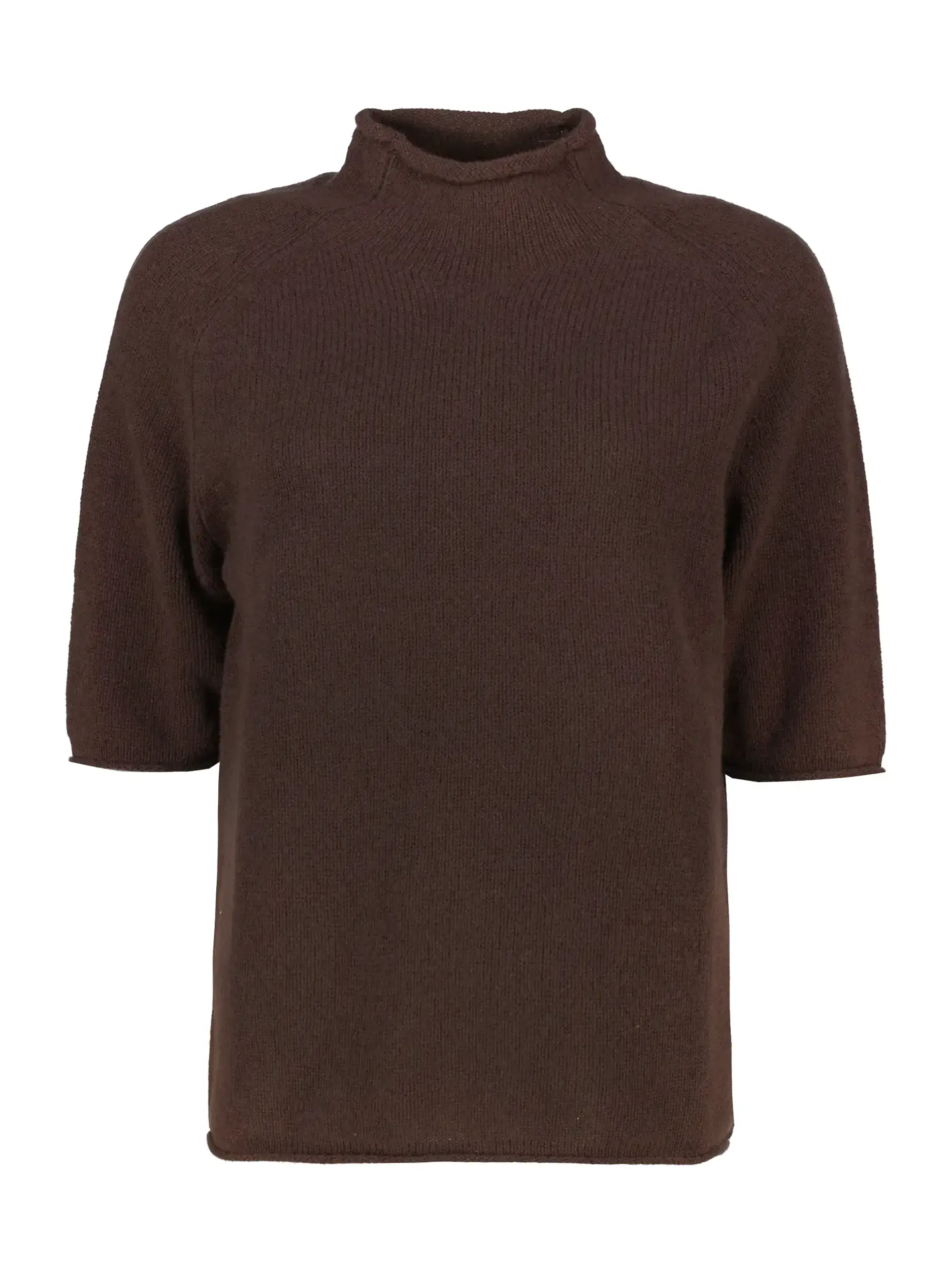 Pullover aus Wolle 3/4-Arm - Artikel Vorderseite - Farbe: Braun