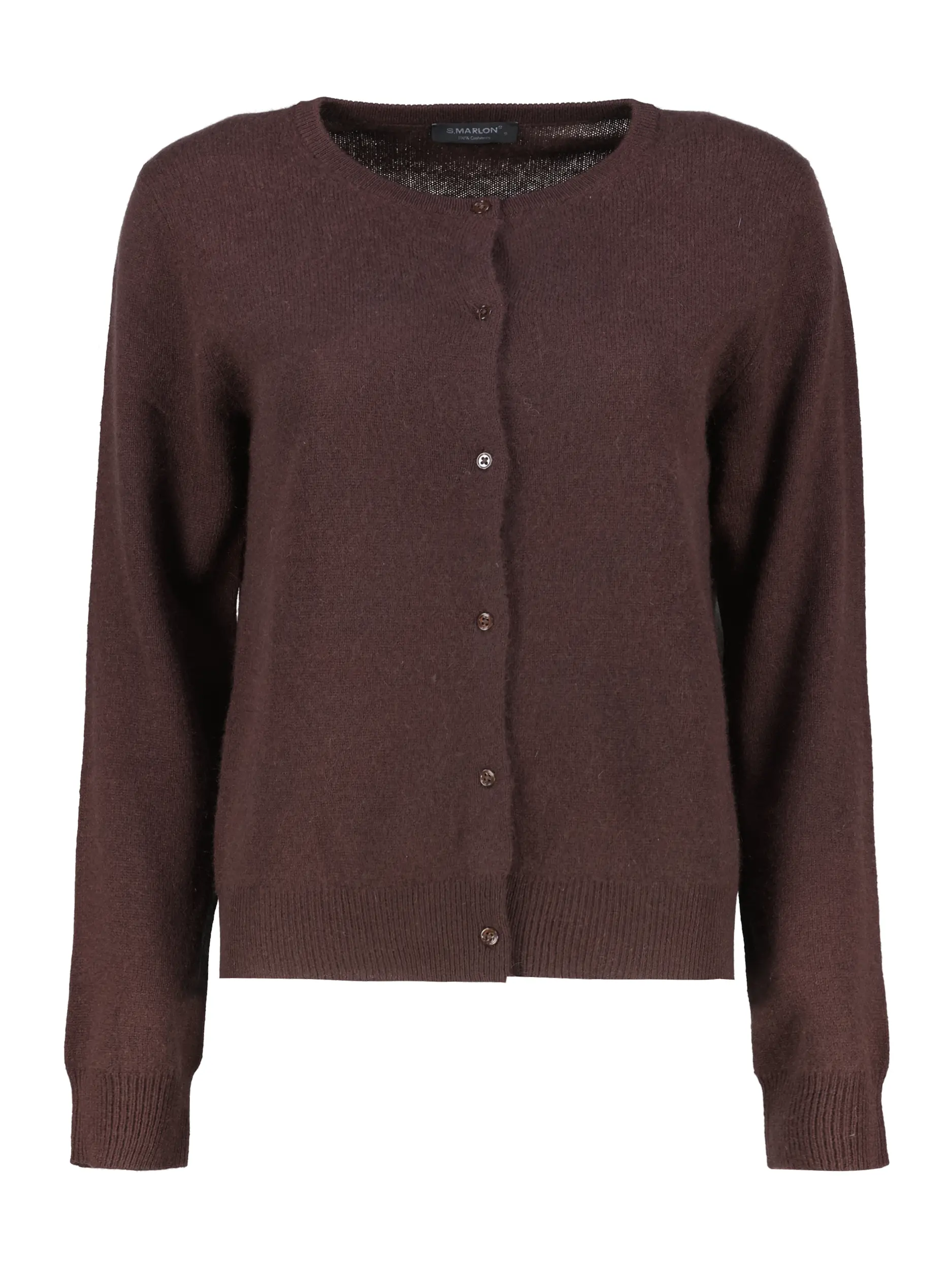 Strickjacke aus Kaschmir - Artikel Vorderseite - Farbe: Braun