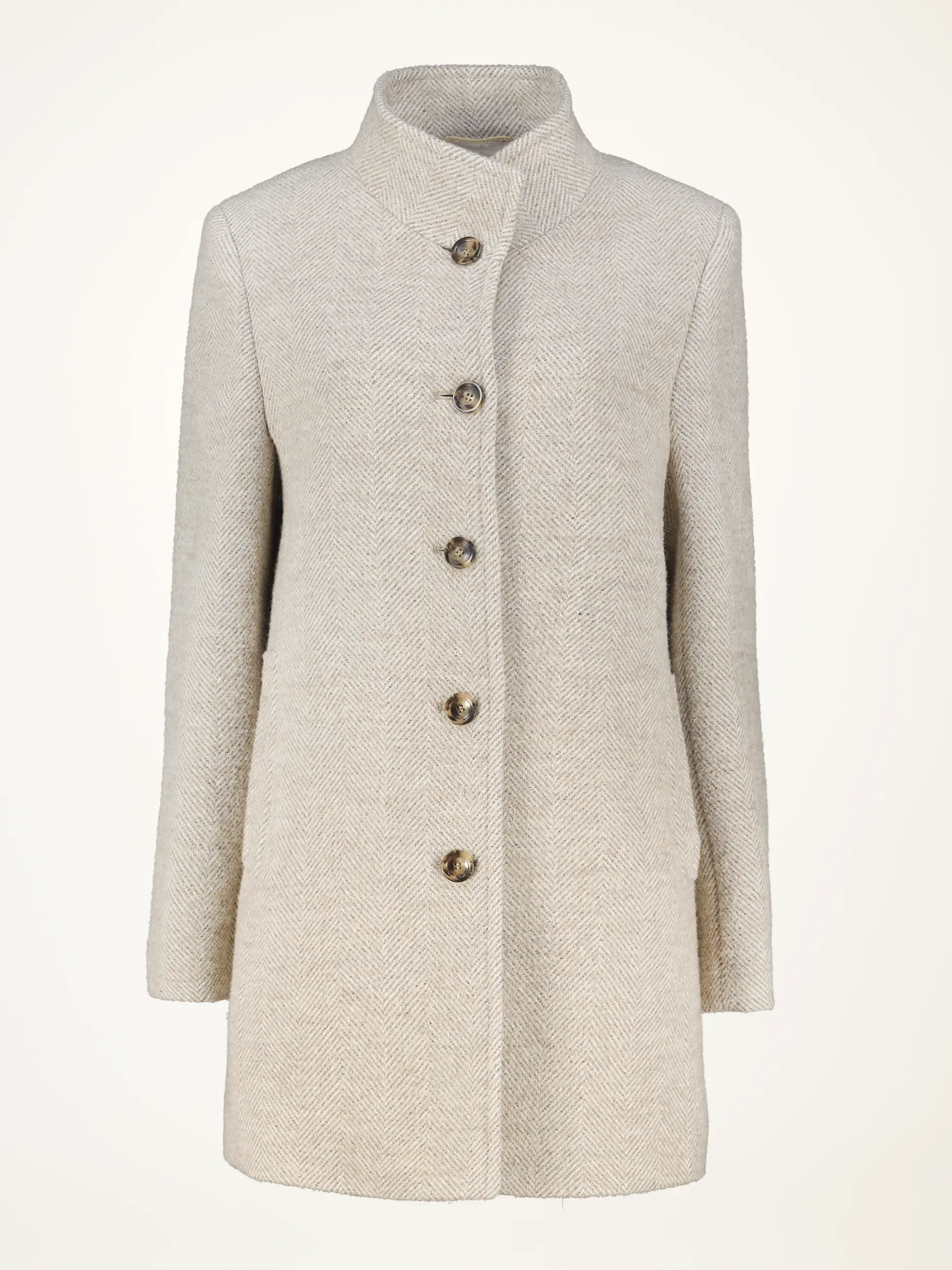 Kurzmantel 'Elenor' aus Wolle - Artikelansicht - Farbe: Beige