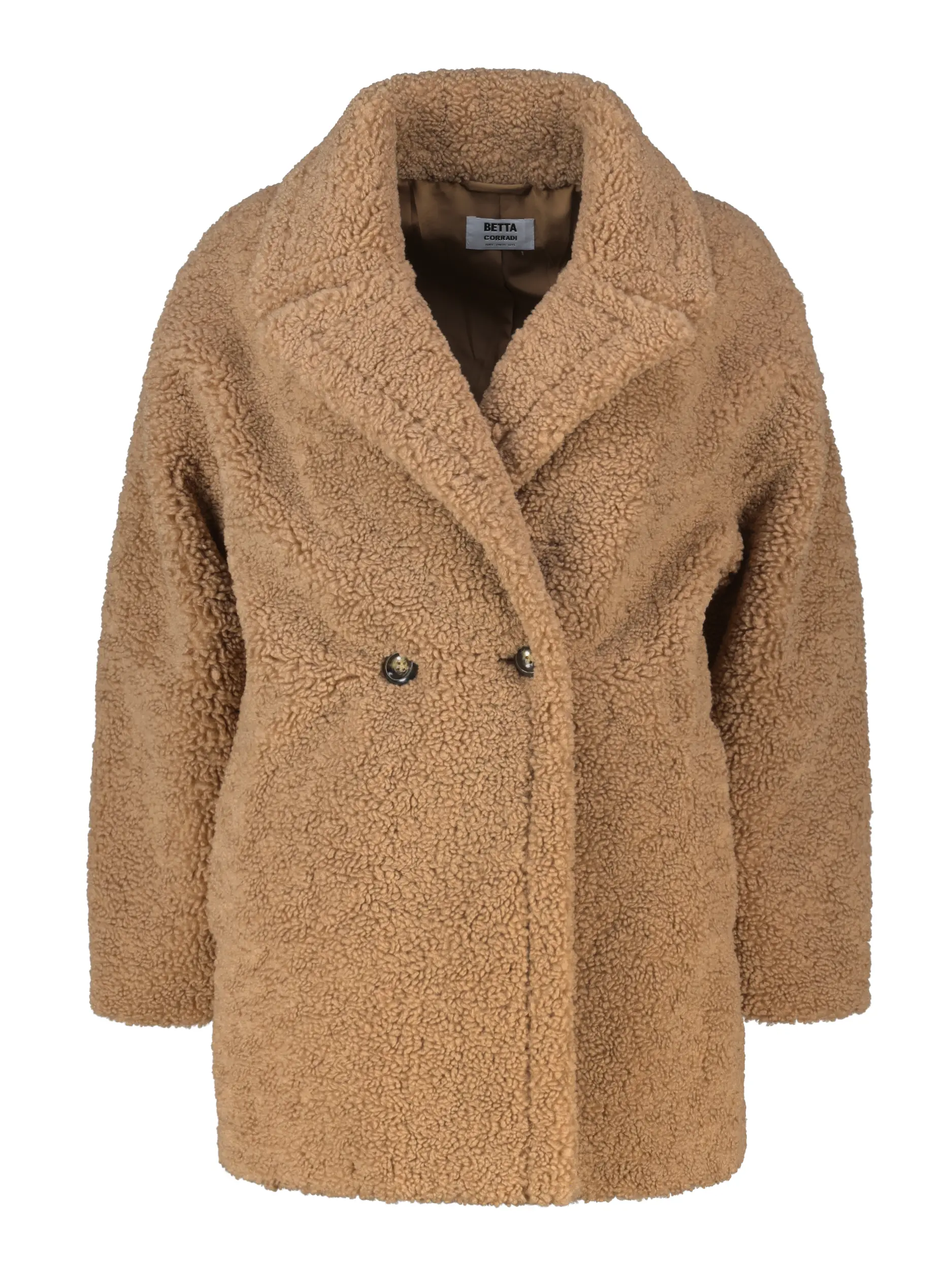 Teddyjacke 'Yogi' - Artikel Vorderseite - Farbe: Braun