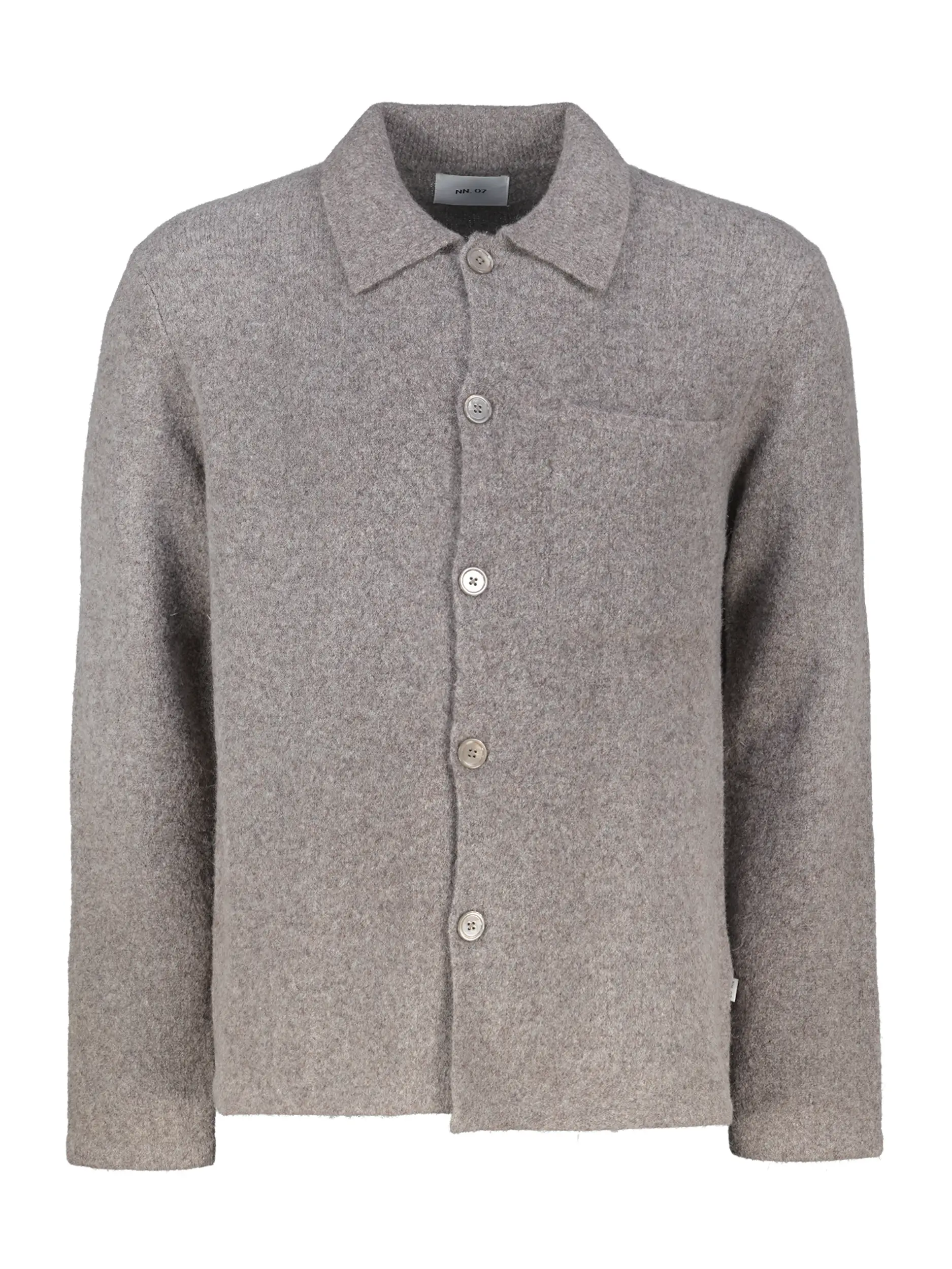 Strickhemd 'Jonas'  - Artikel Vorderseite - Farbe: Braun