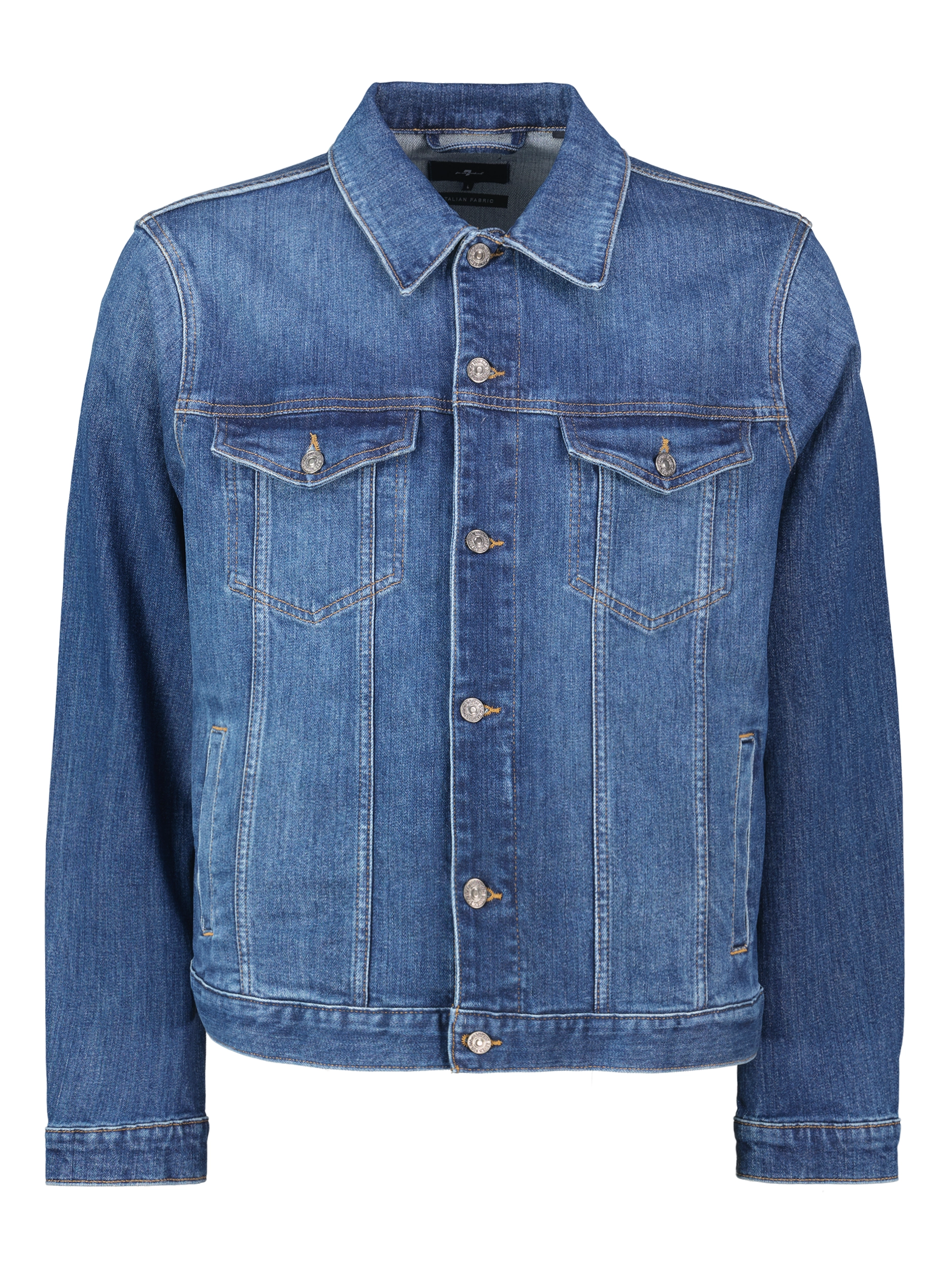 Jeansjacke - Artikel Vorderseite - Farbe: Blau