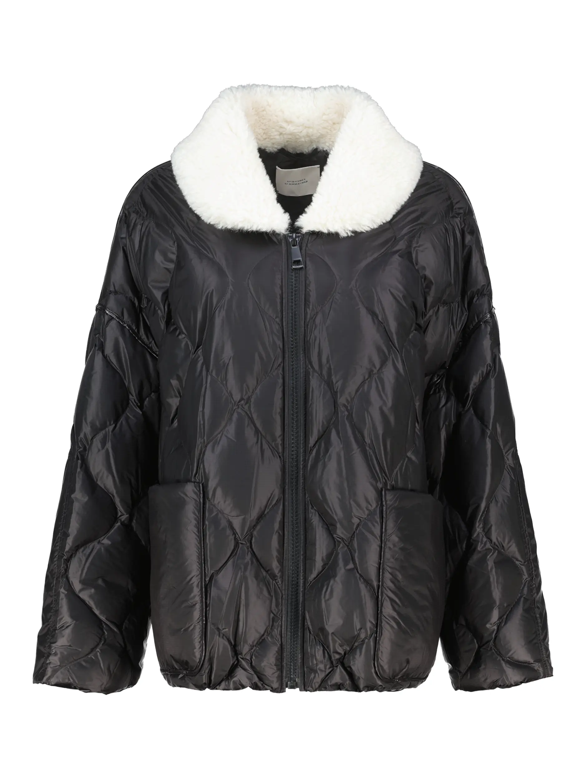 Steppjacke 'Cozy Coolness' - Artikel Vorderseite - Farbe: Schwarz