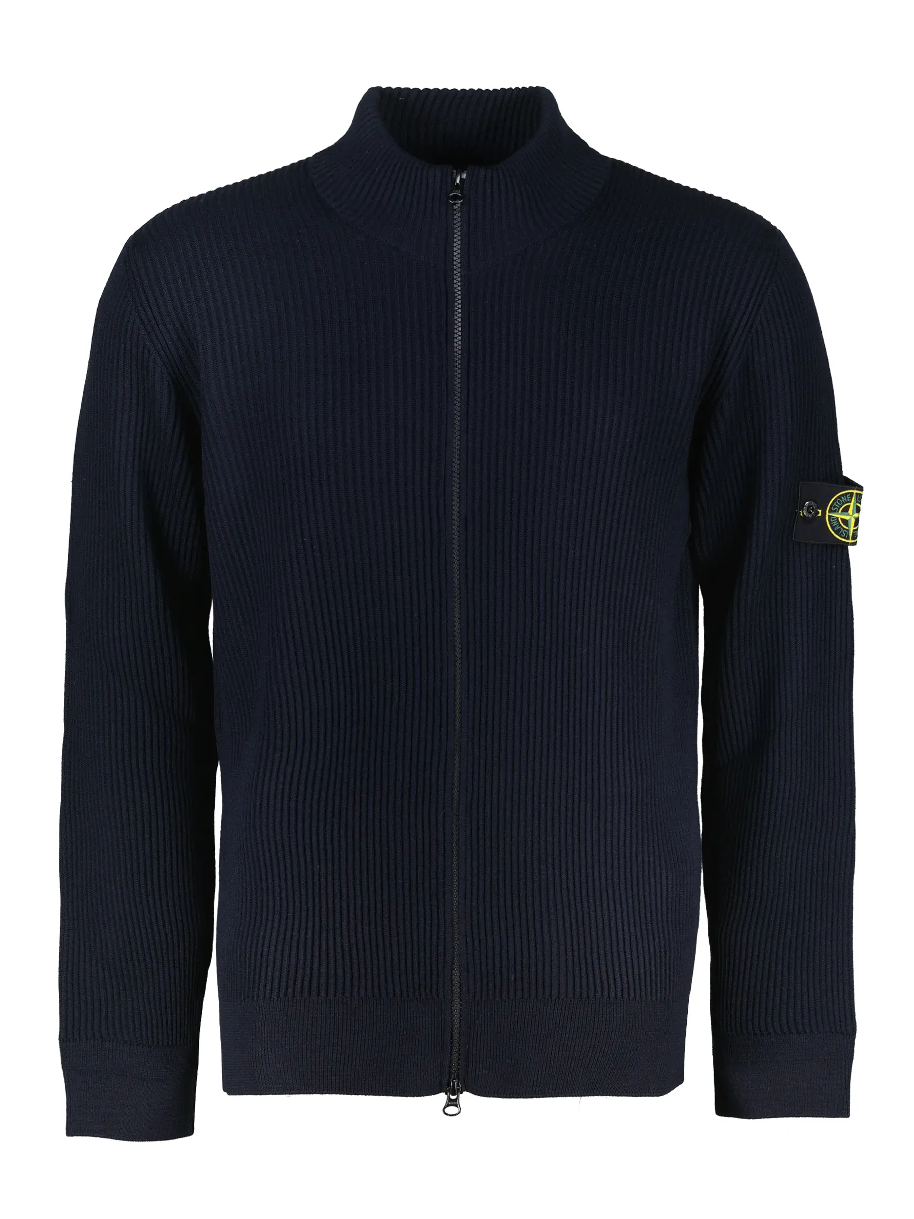 Strickjacke aus Schurwolle langarm - Artikel Vorderseite