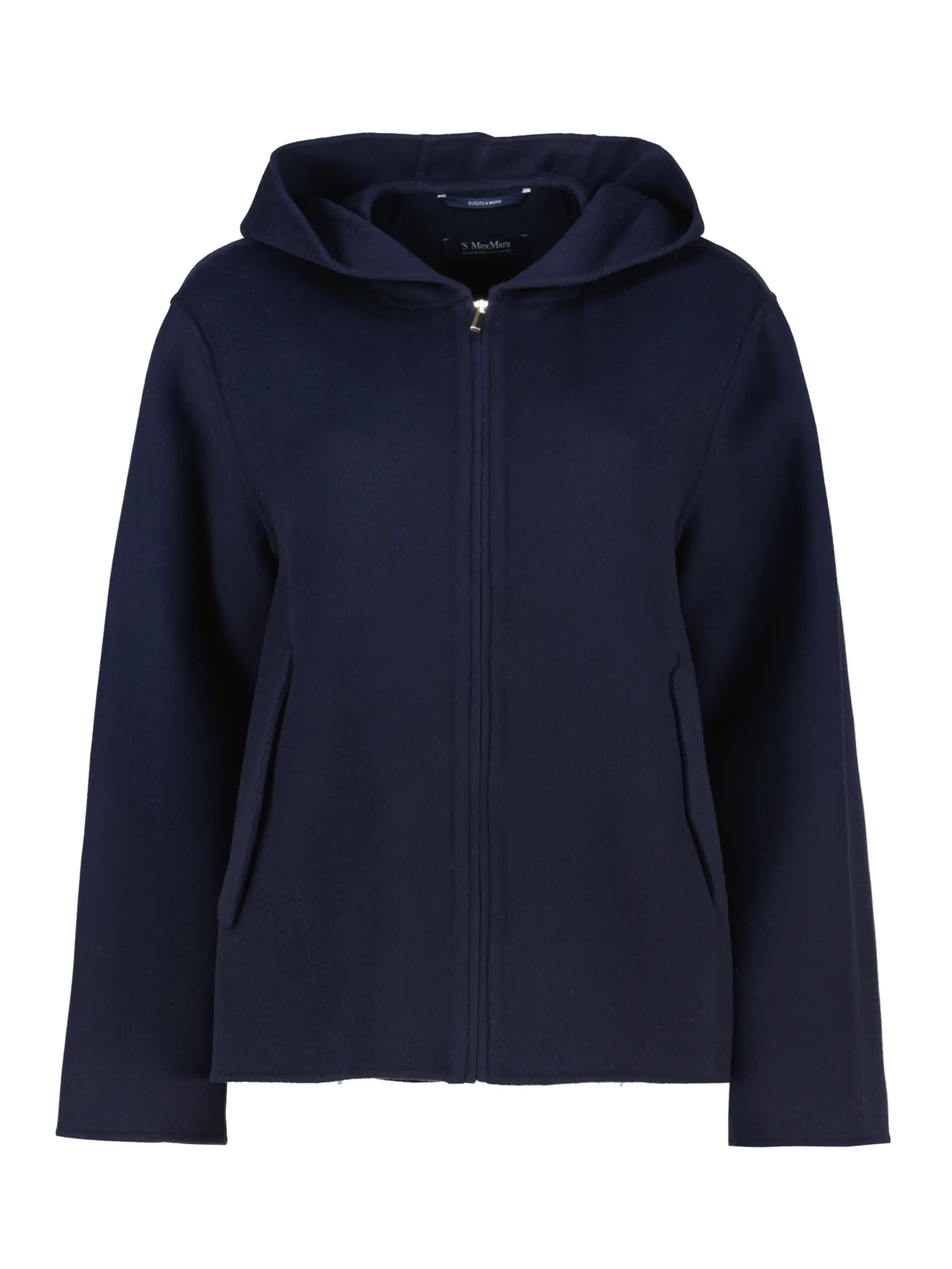Wolljacke 'Roland' - Artikel Vorderseite - Farbe: Blau