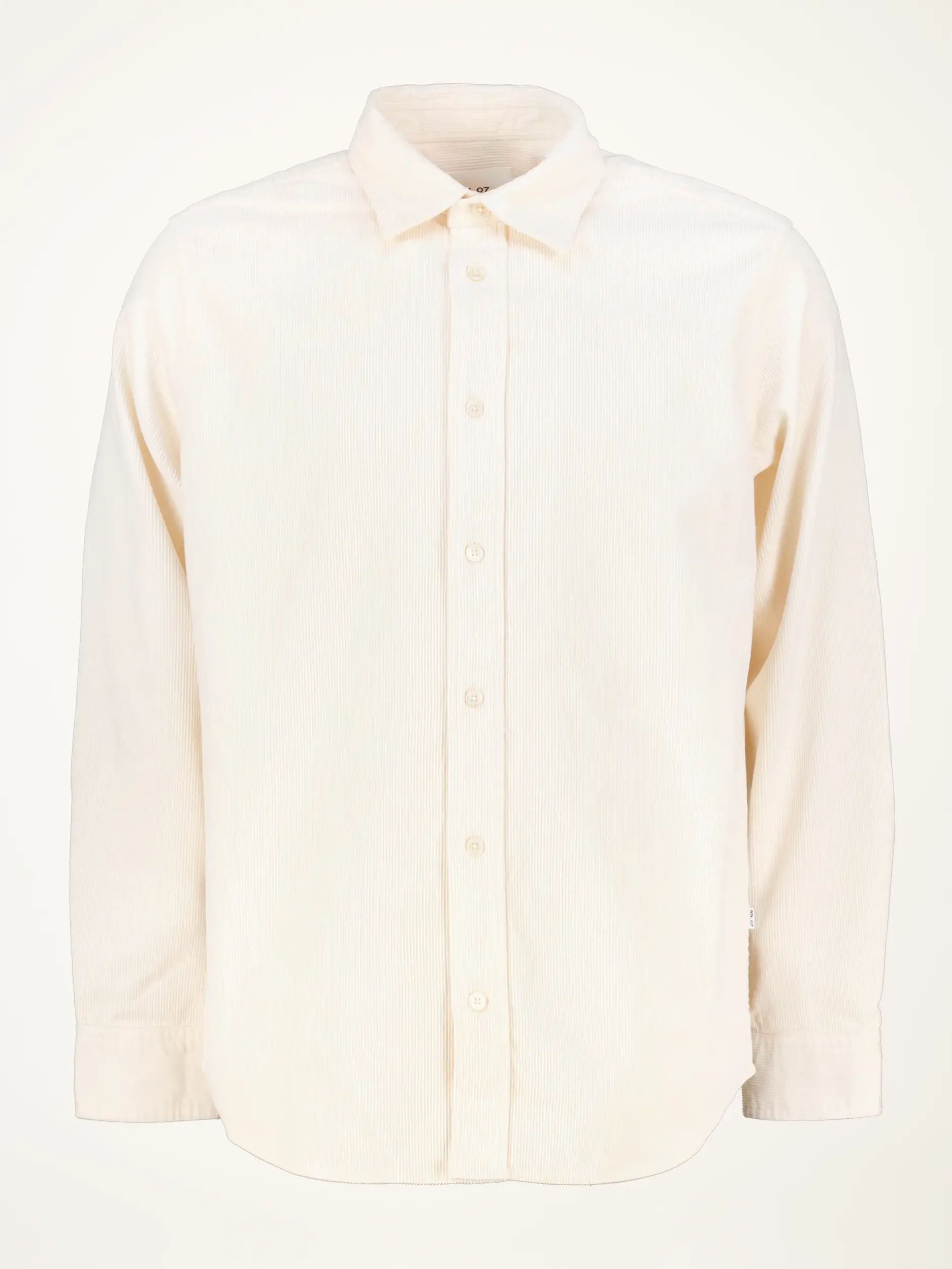 Cordhemd 'Colby' mit Kentkragen langarm - Artikelansicht - Farbe: Beige