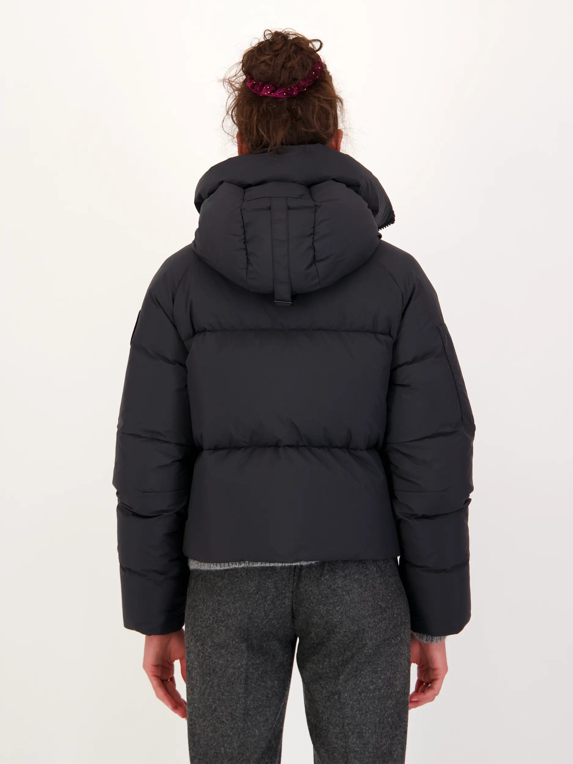 Steppjacke 'Chilliwack Puffer' - Artikel Rückseite getragen von einem Modell - Farbe: Schwarz