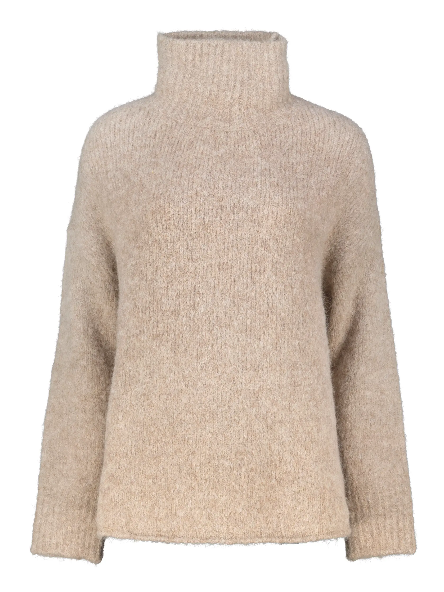 Pullover 'Livturtle' aus Alpaka langarm - Artikel Vorderseite - Farbe: Beige