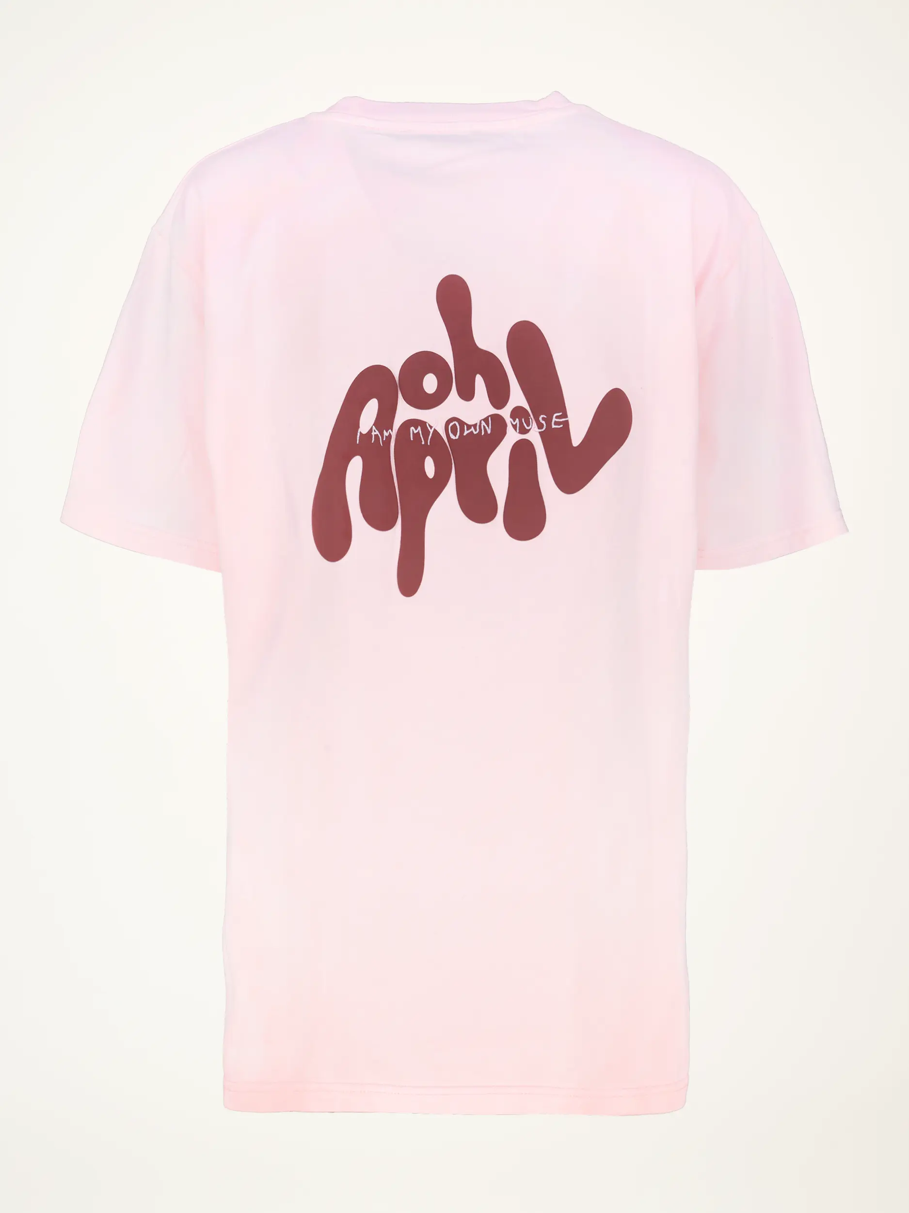 Oversized T-Shirt 'Muse' - Artikel Rückseite - Farbe: Rosa&Pink