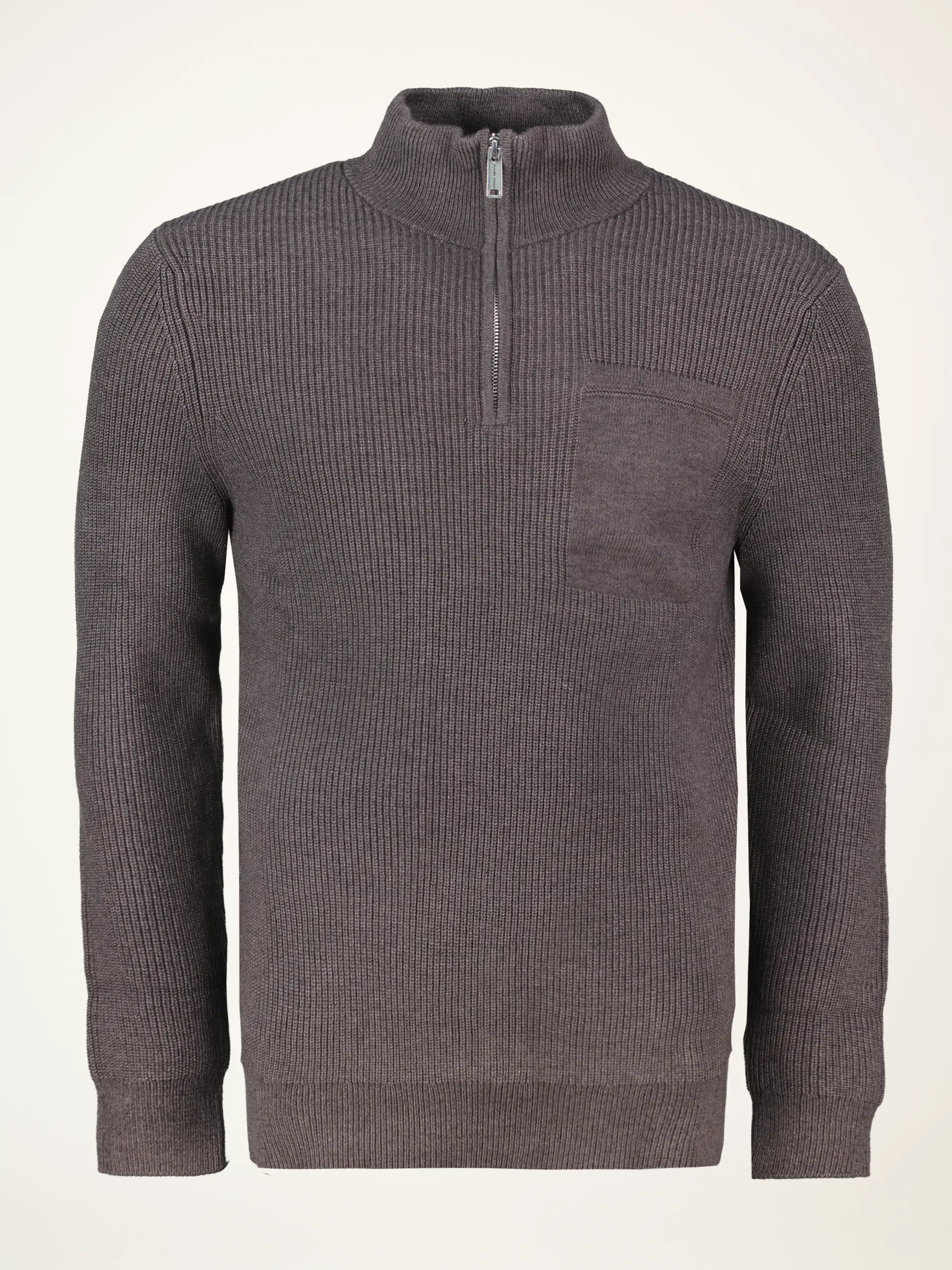 Pullover aus Woll-Mix langarm - Artikelansicht - Farbe: Braun