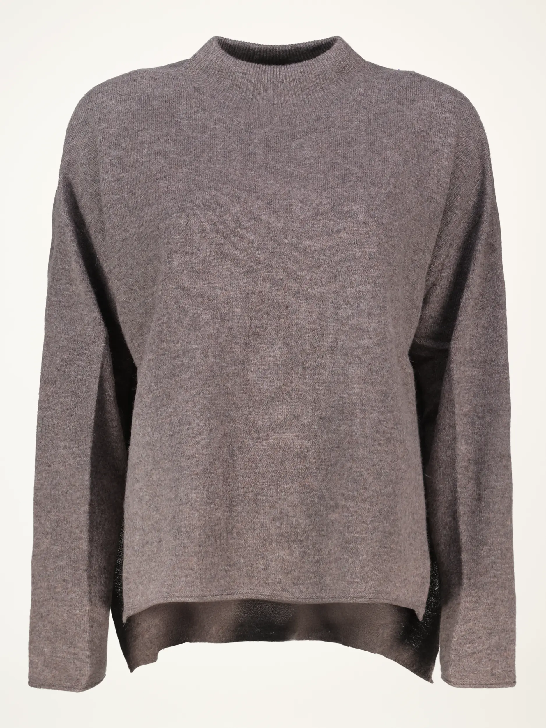 Pullover 'Timothea' aus Wolle langarm - Artikelansicht - Farbe: Braun