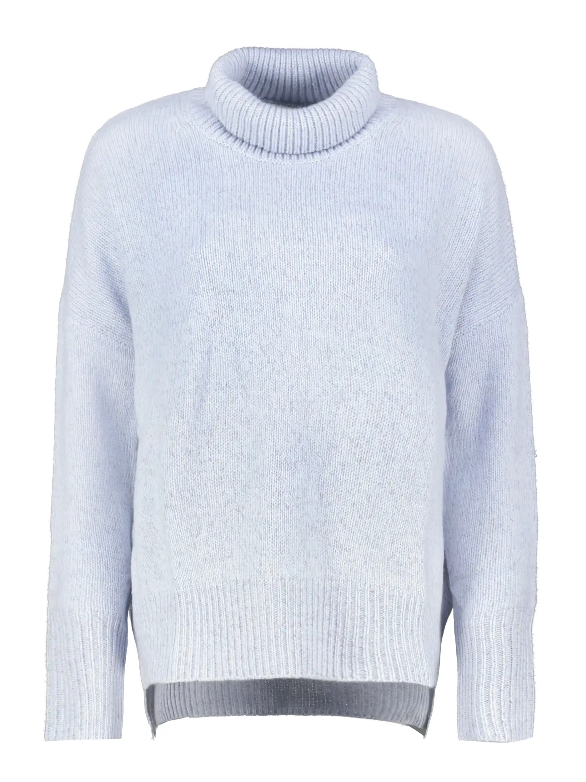 Rollkragenpullover 'Heidi' aus Kaschmir - Artikel Vorderseite - Farbe: Blau