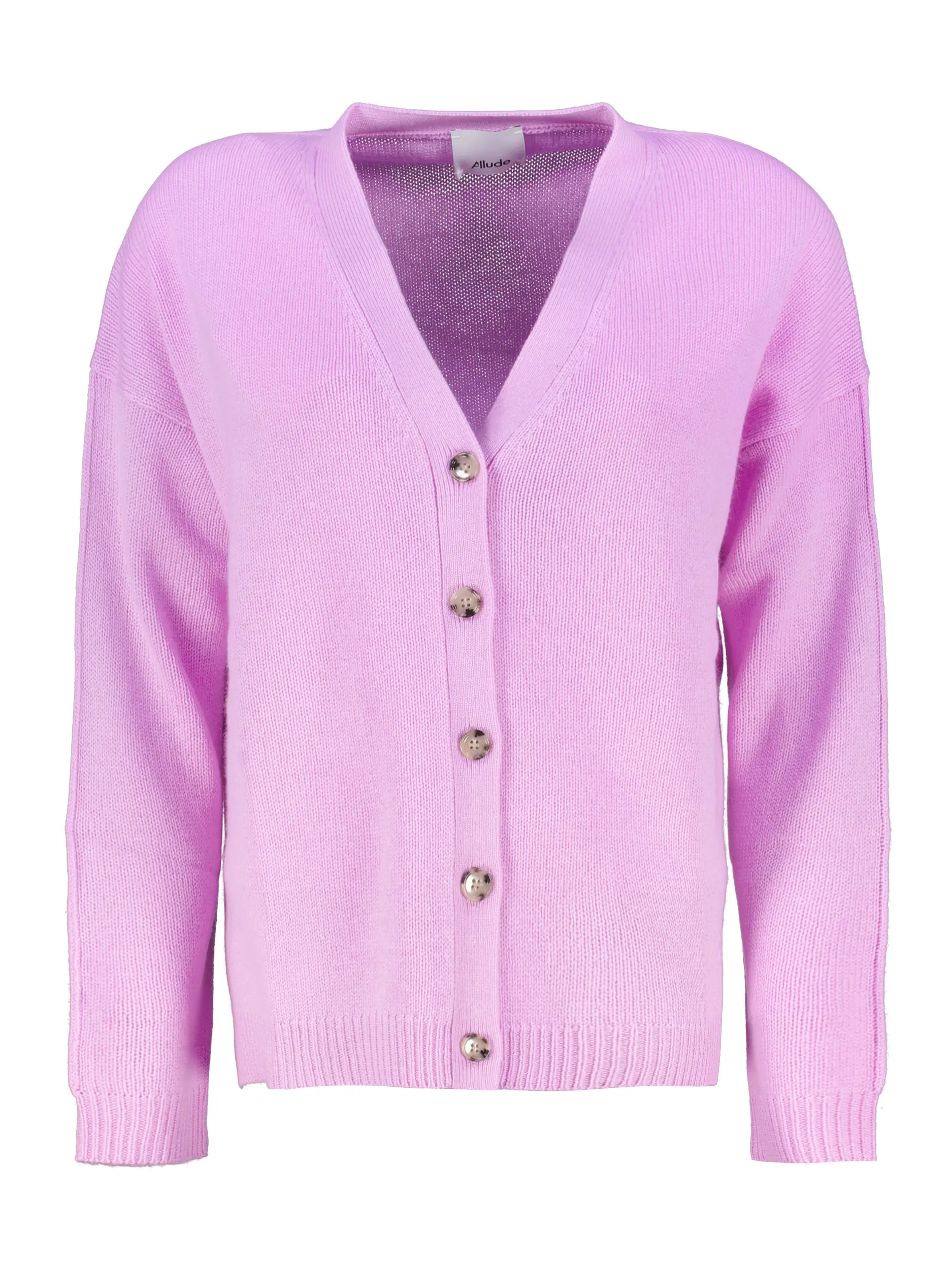 Strickjacke aus Kaschmir - Artikel Vorderseite - Farbe: Violett